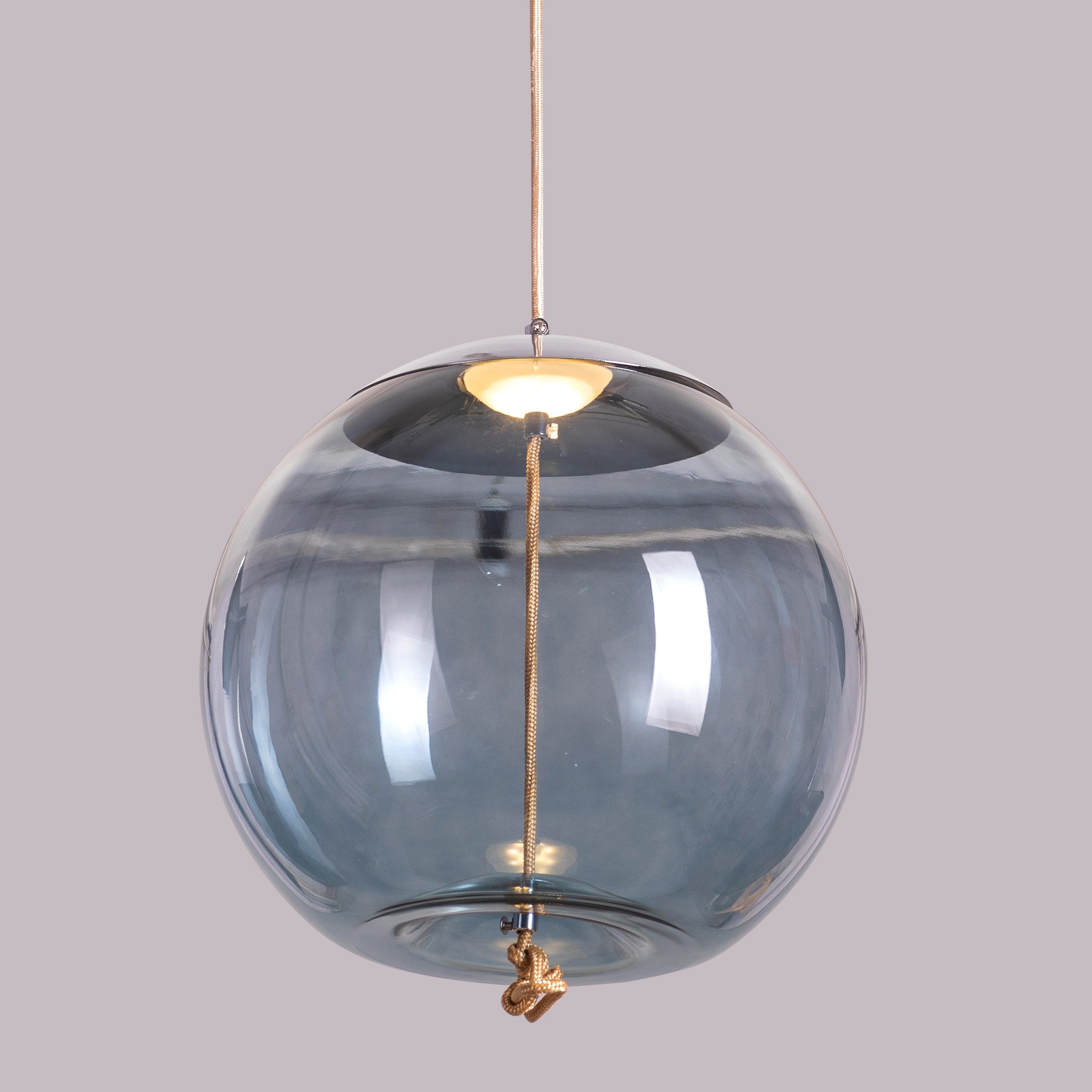 Motivation (Blue, Built-In LED) Glass Pendant Light