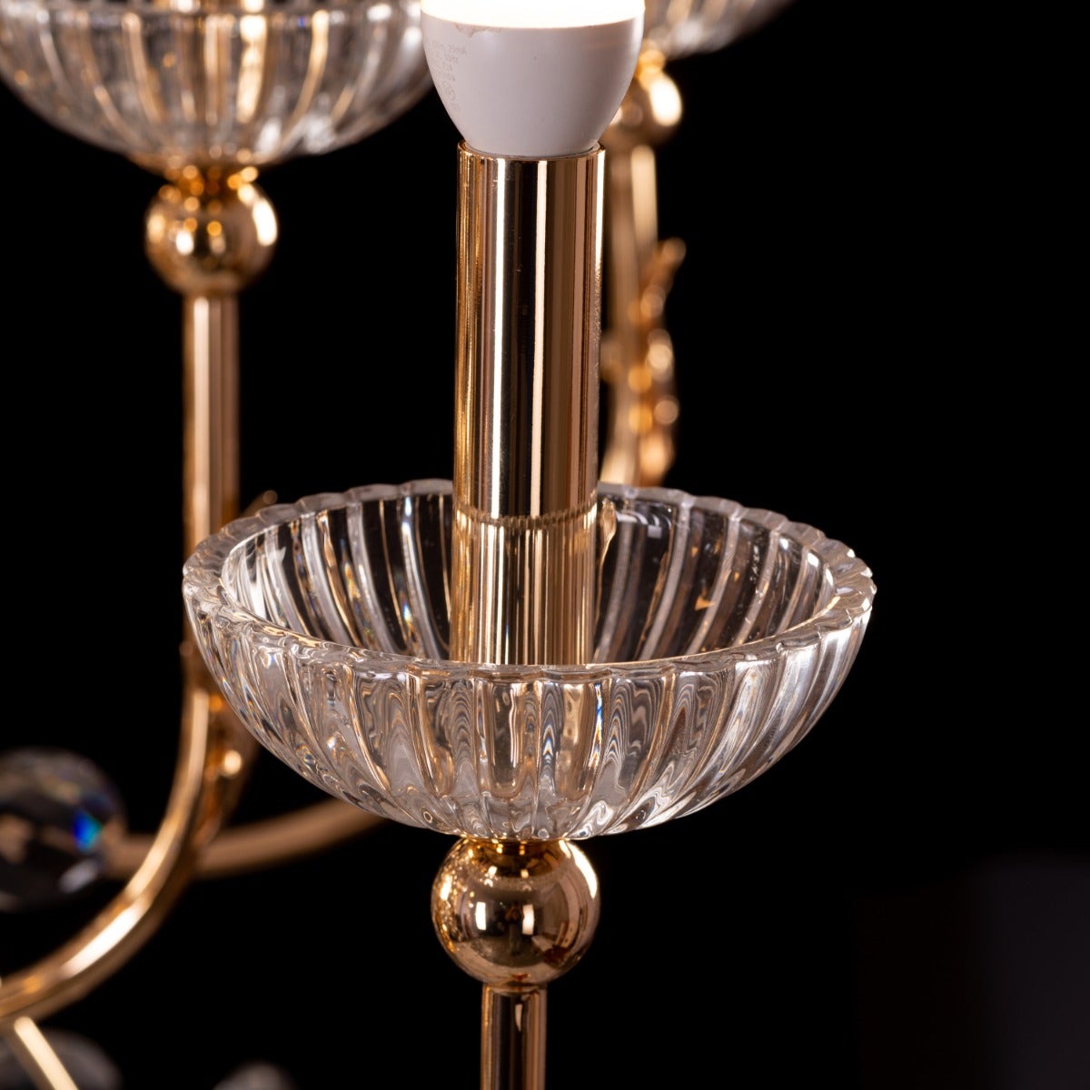 Juliet To Your Romeo (Large, Gold) Crystal Chandelier