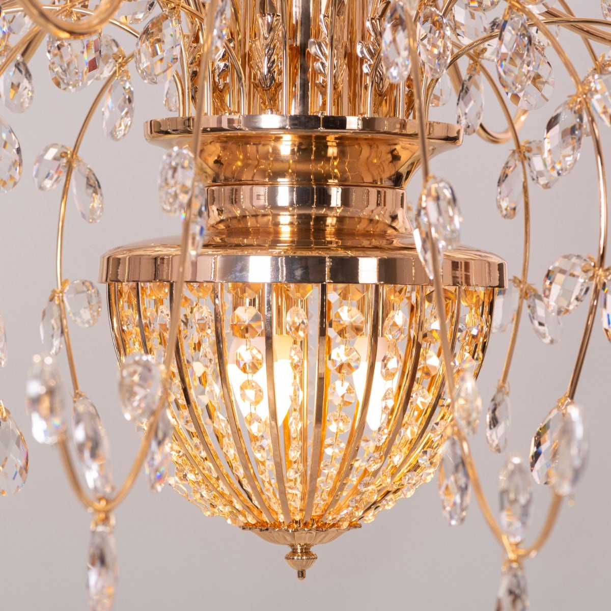 Juliet To Your Romeo (Large, Gold) Crystal Chandelier