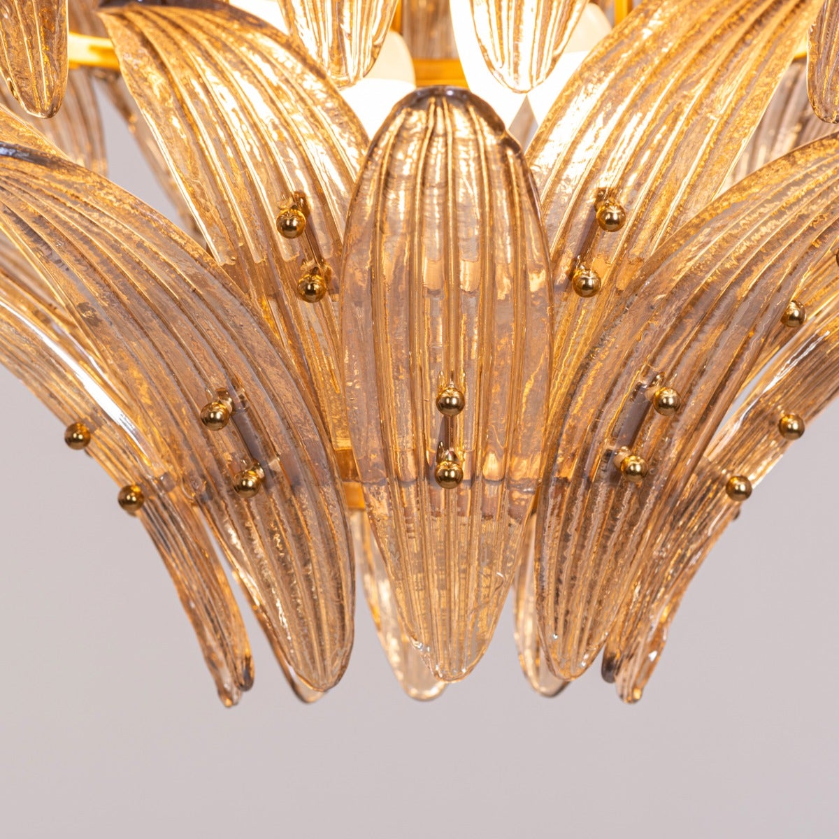 Land This Plane (Large, Gold) Glass Chandelier