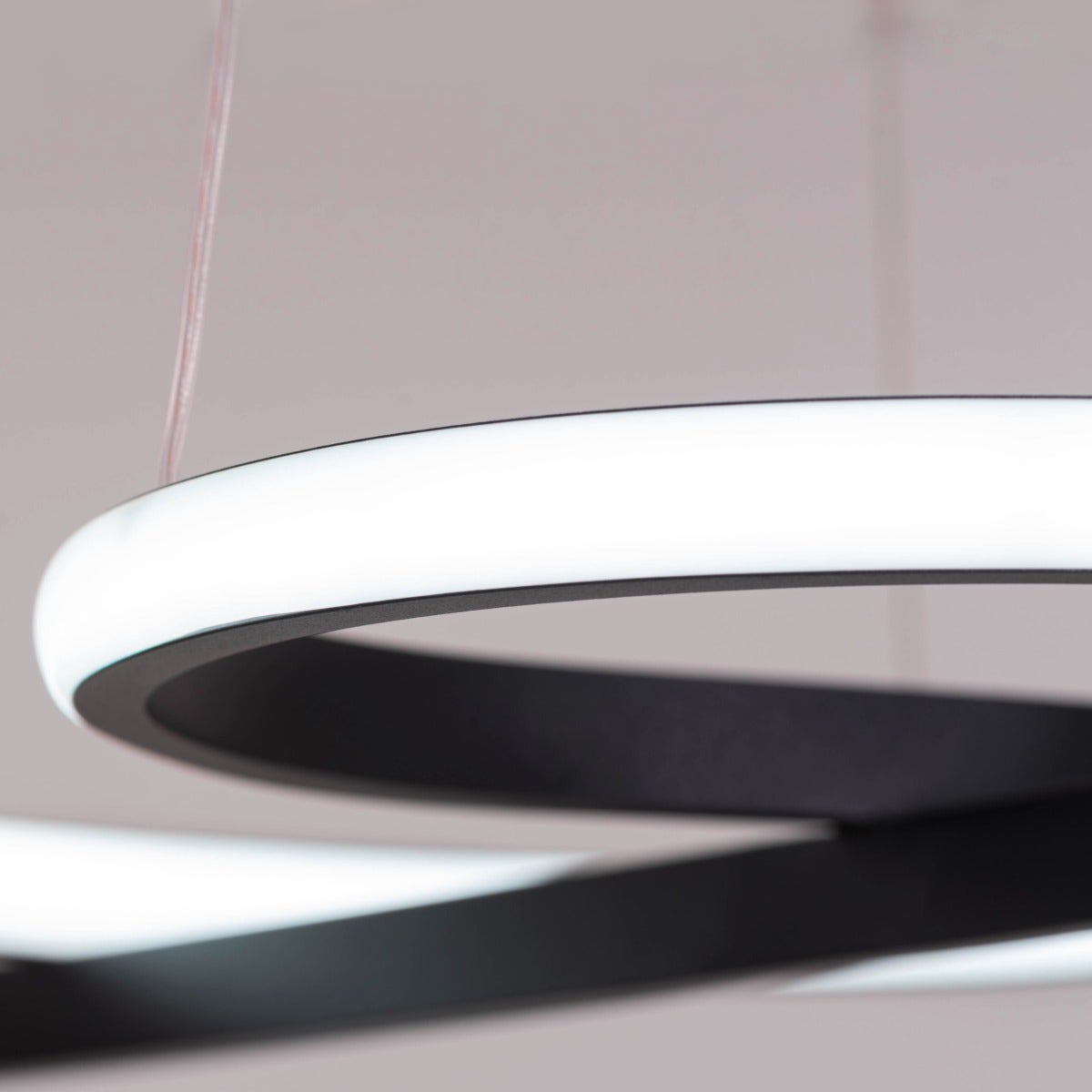 Dive Right In (Medium, Black, Dimmable LED with Remote Control) Chandelier