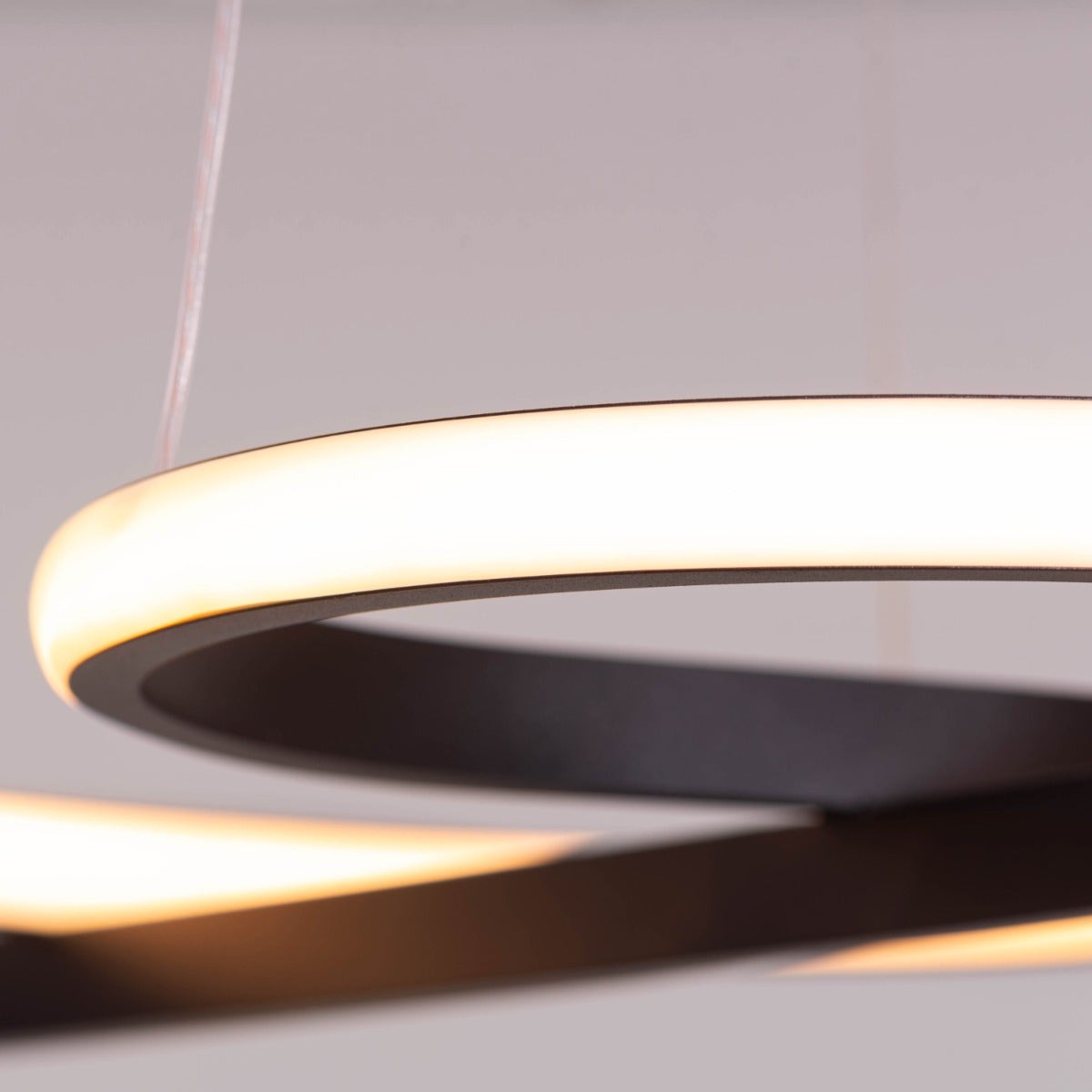 Dive Right In (Medium, Black, Dimmable LED with Remote Control) Chandelier