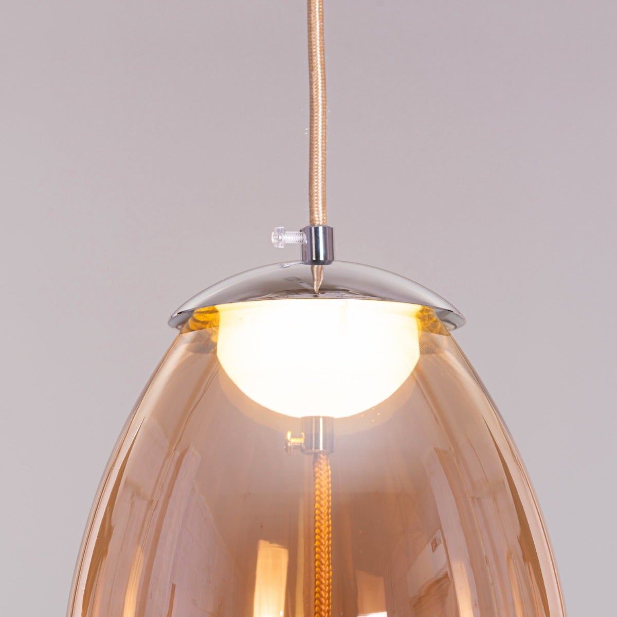 Feel The Feels (Amber, Built-In LED) Glass Pendant Light