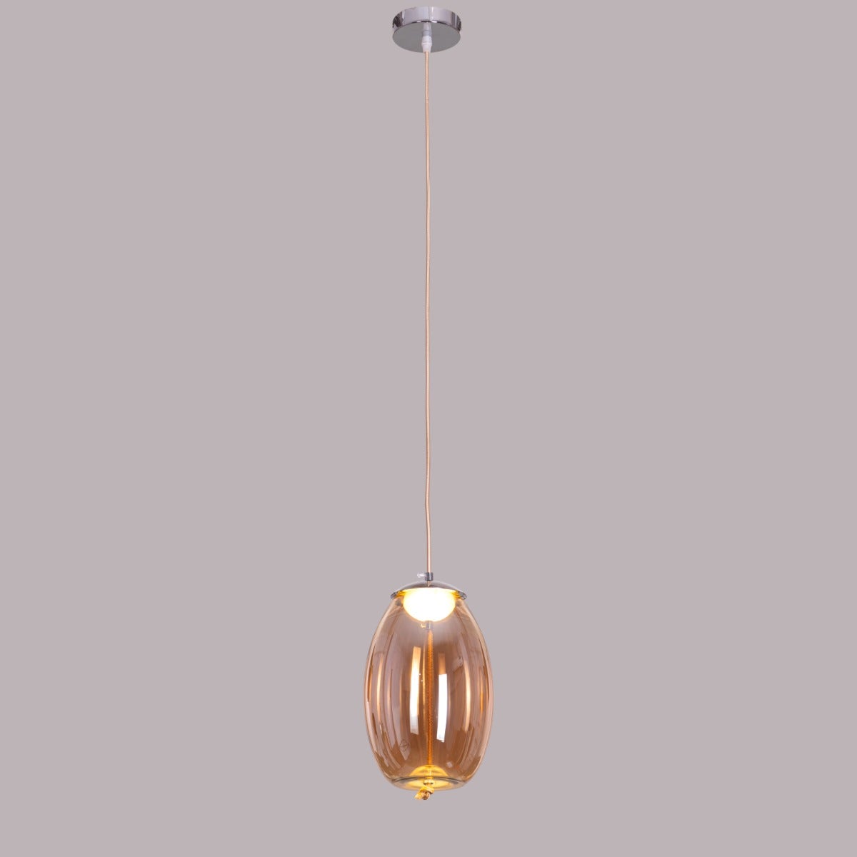 Feel The Feels (Amber, Built-In LED) Glass Pendant Light