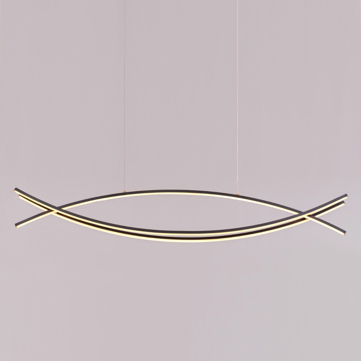 Believe In Me (Large, Black, 3 Color Dimmable LED with Remote Control) Chandelier