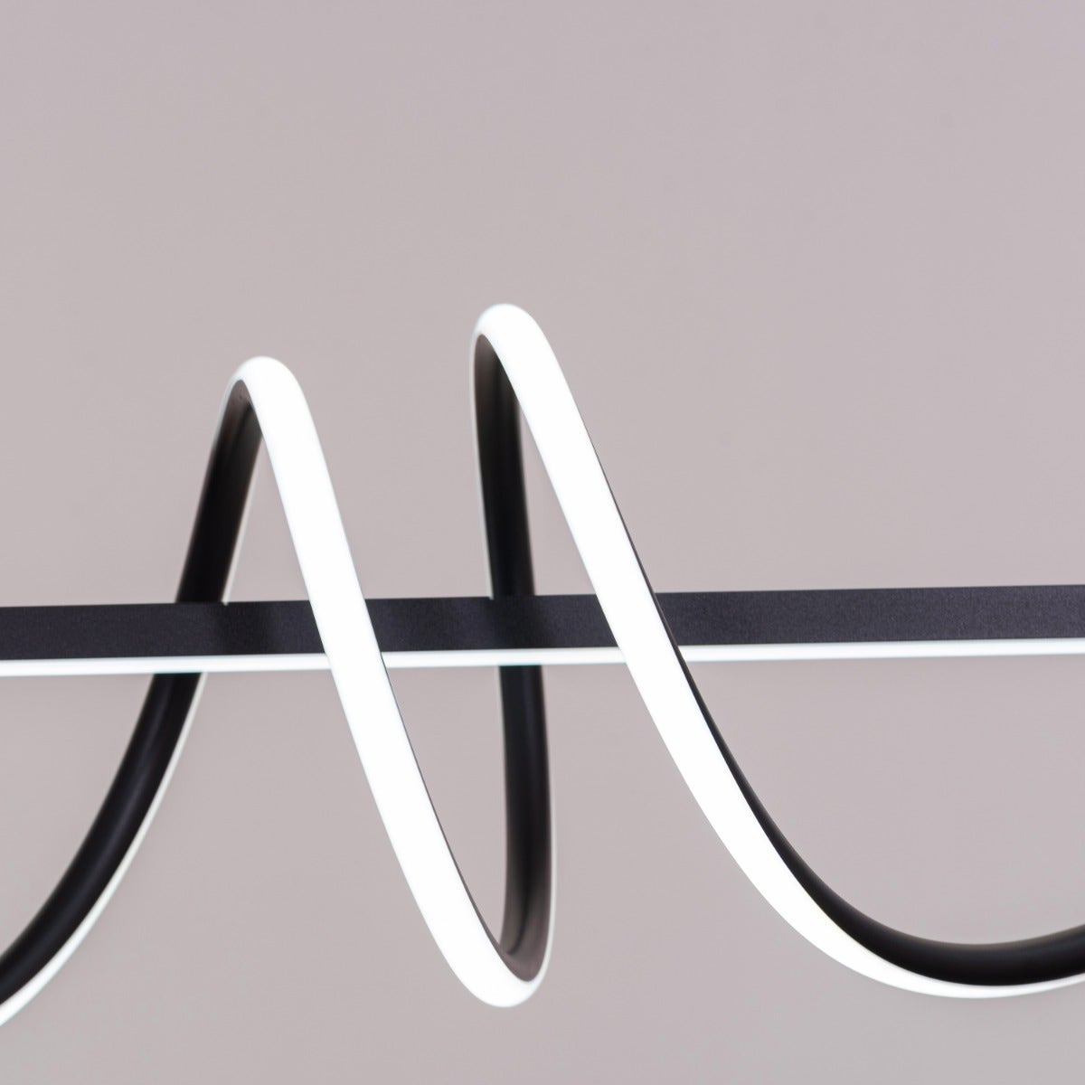 Up In The Air (Large, Black, 3 Color Dimmable LED with Remote Control) Chandelier