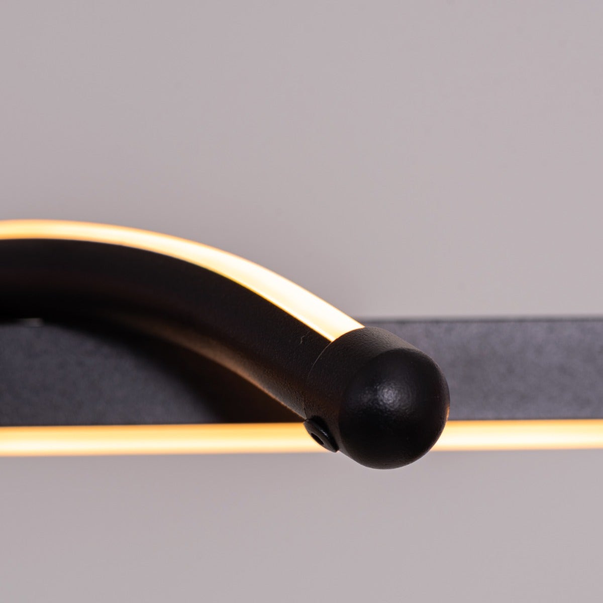 Up In The Air (Large, Black, 3 Color Dimmable LED with Remote Control) Chandelier