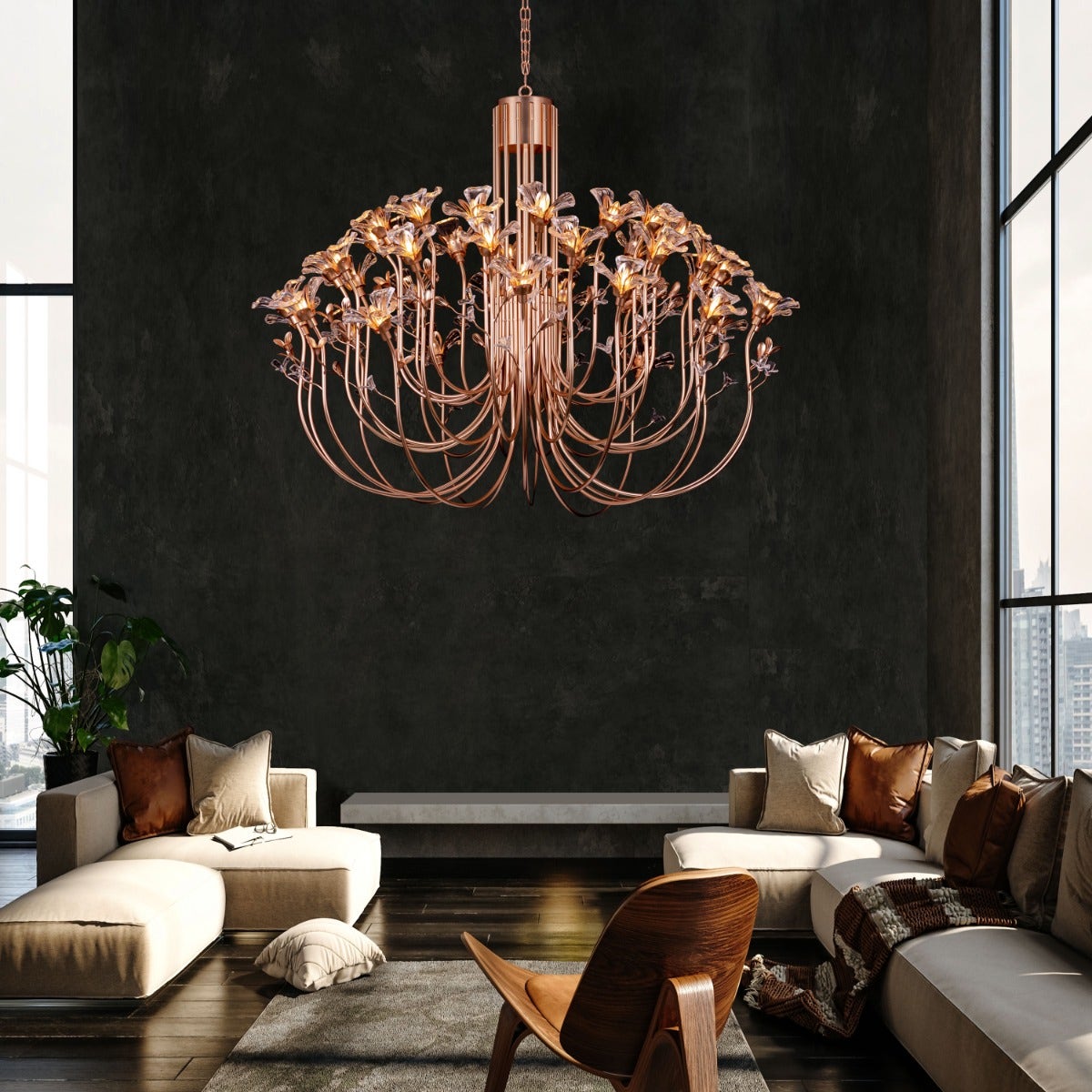 Pleasure My Treasure (Large, Gold) Crystal Chandelier