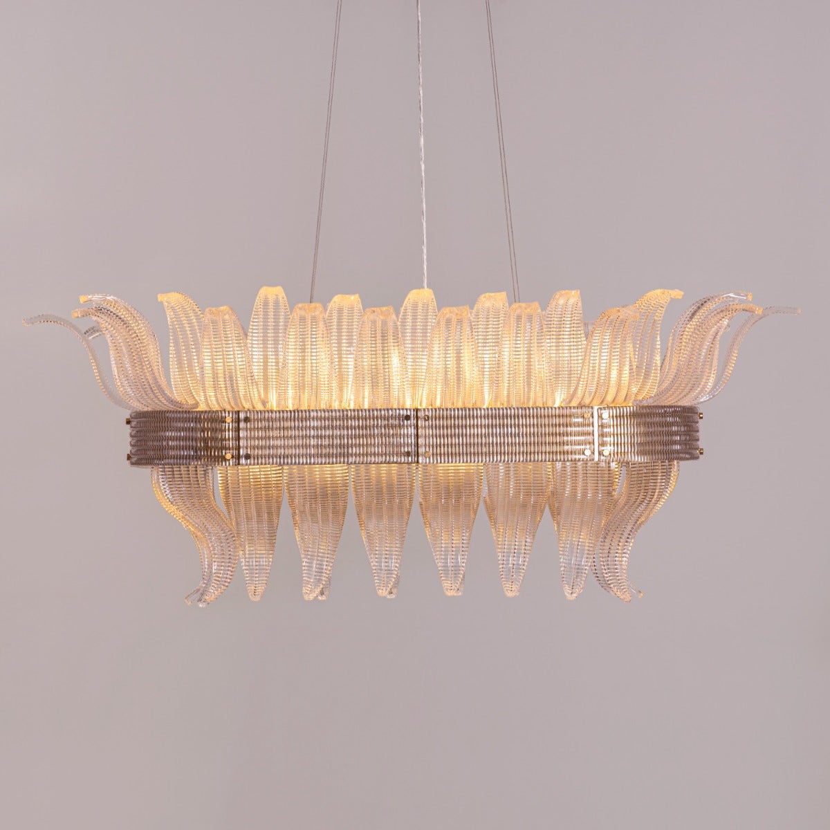Seat At The Table (Large, Gold) Crystal Chandelier