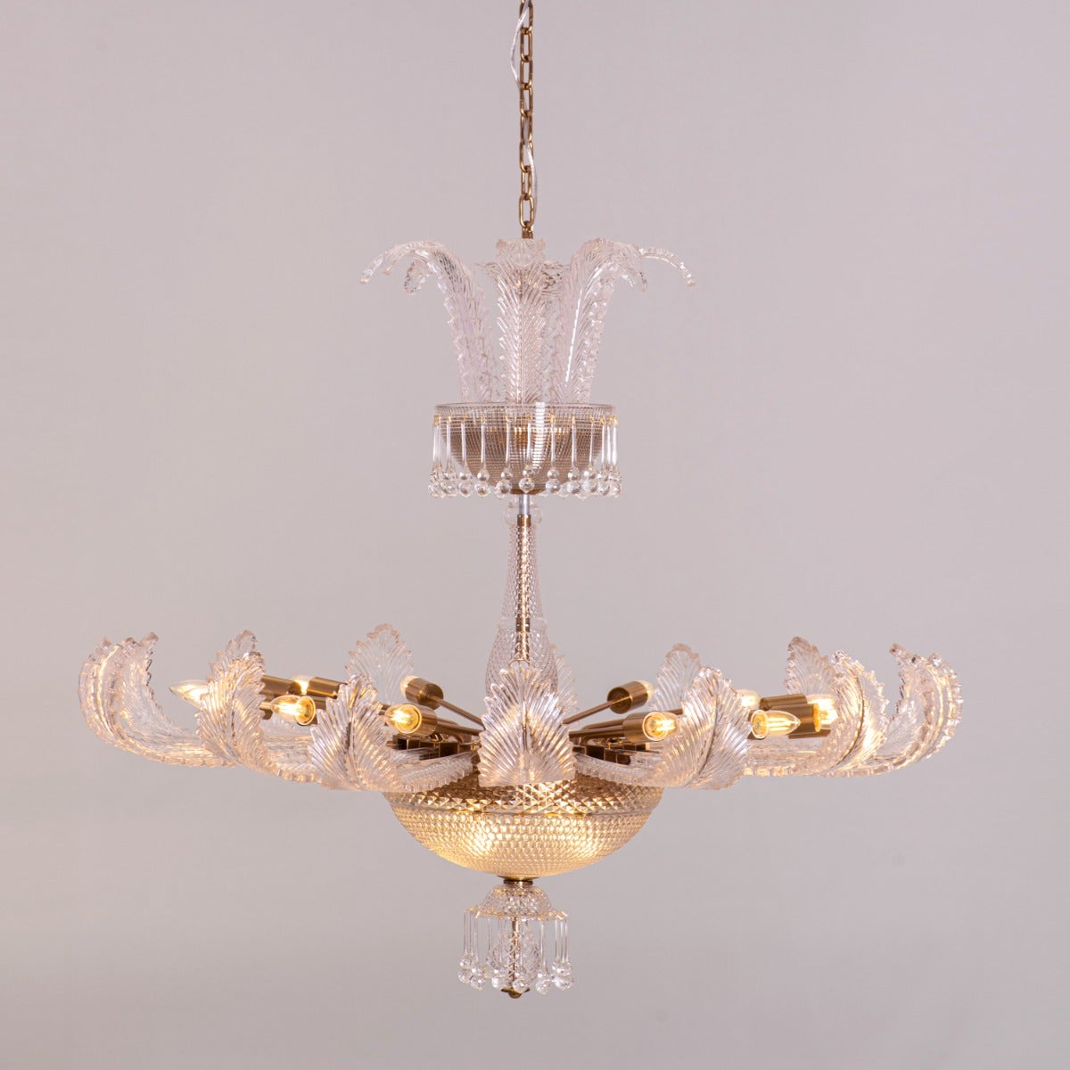 Wine Of Kings (Large, Gold) Crystal Chandelier
