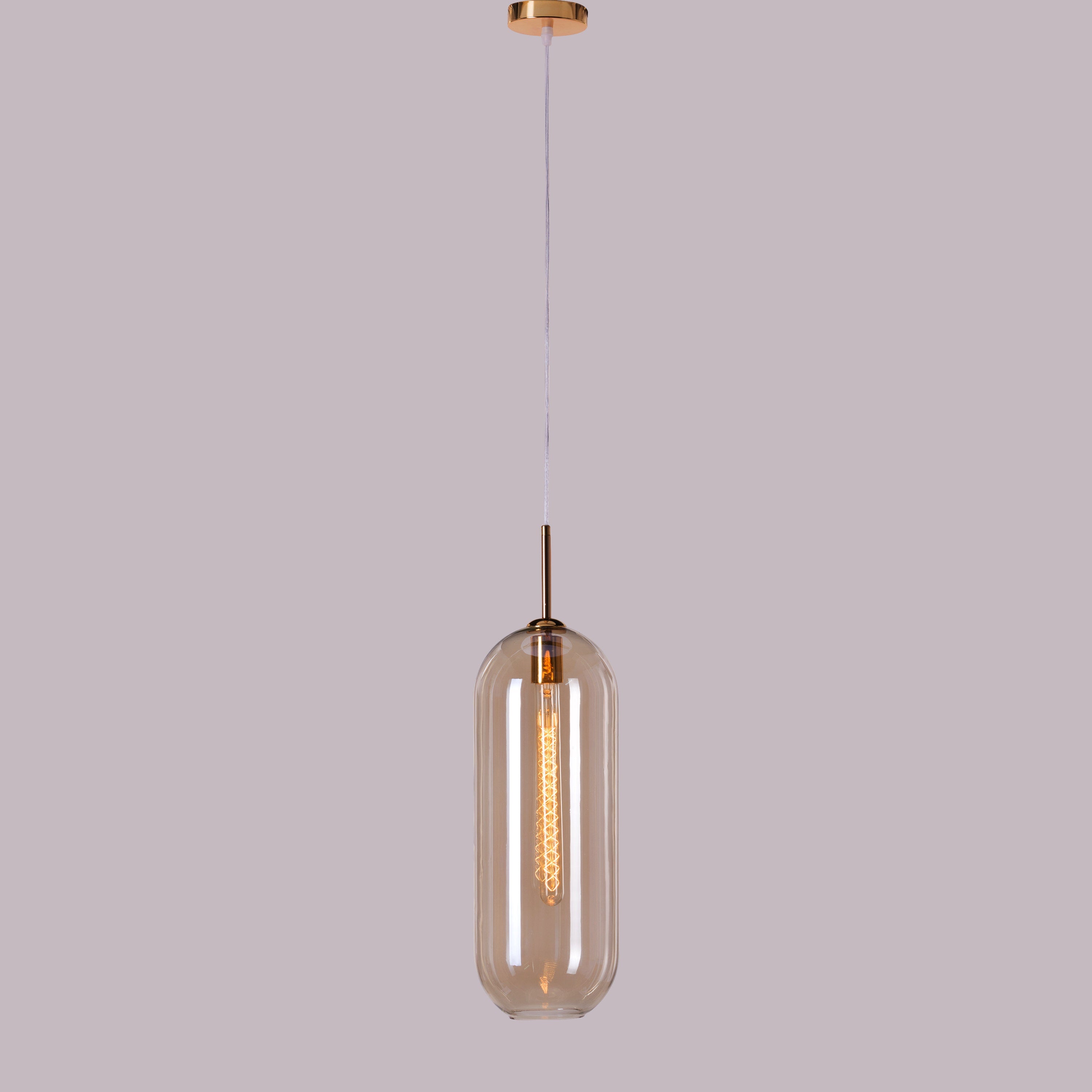 Gold Glamour (Large, Gold) Glass Pendant Light