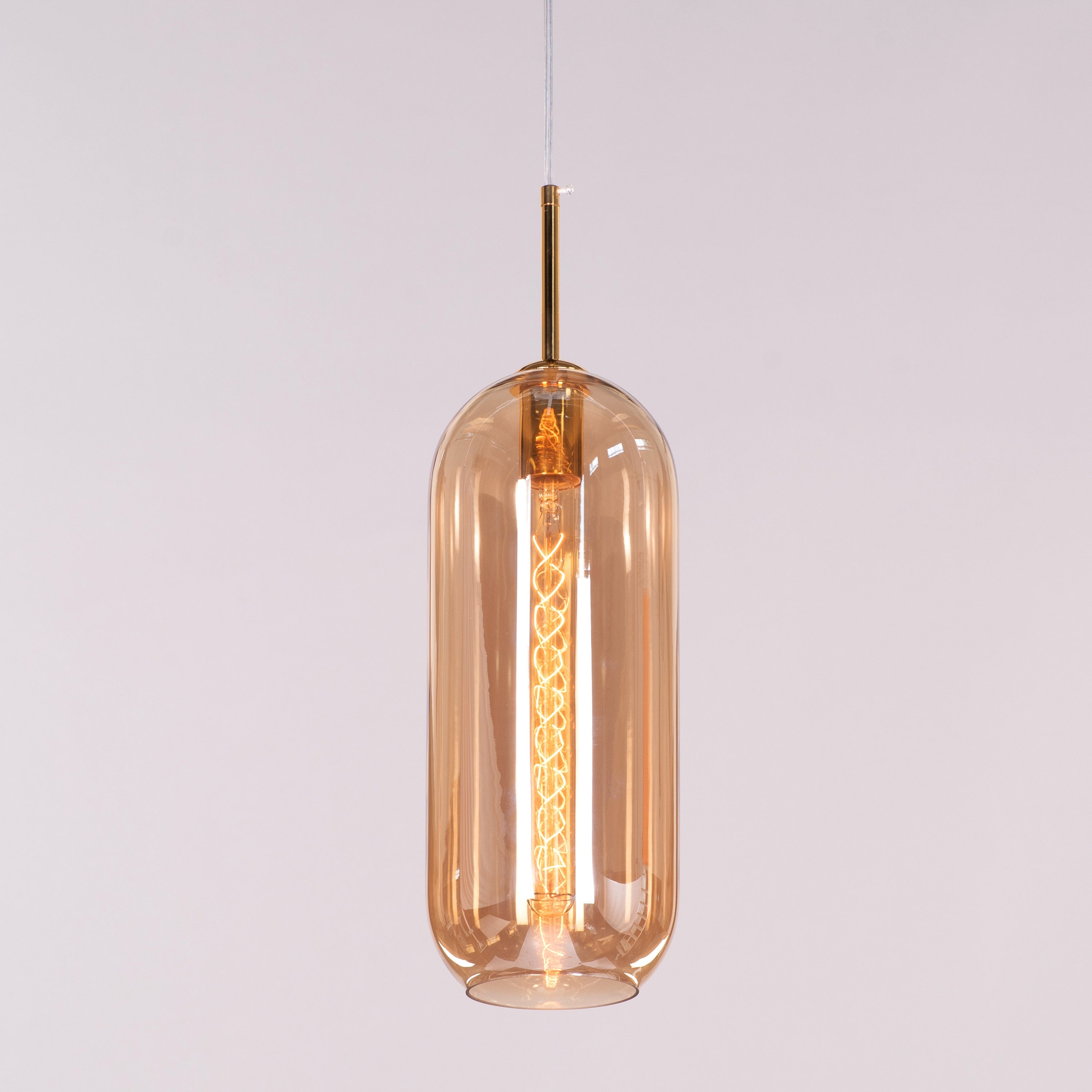 Gold Glamour (Medium, Gold) Glass Pendant Light