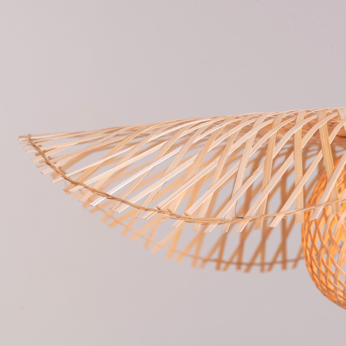 Come Undone Rattan Pendant Light