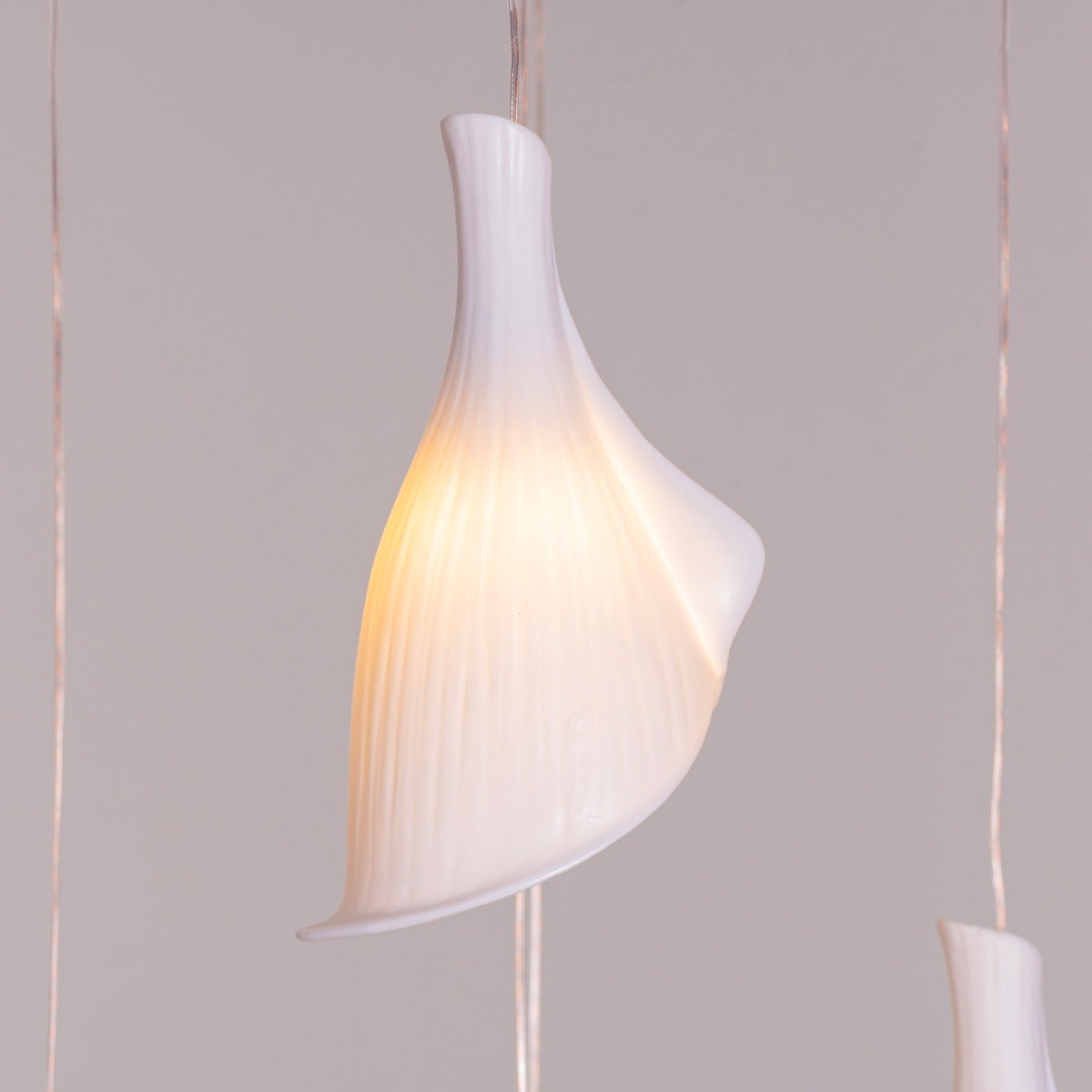 Flying In A Dream (Gold) Ceramic Chandelier