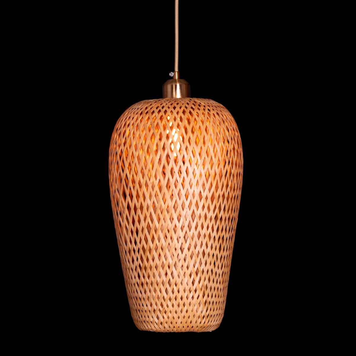 Pay Your Dues Rattan Pendant Light