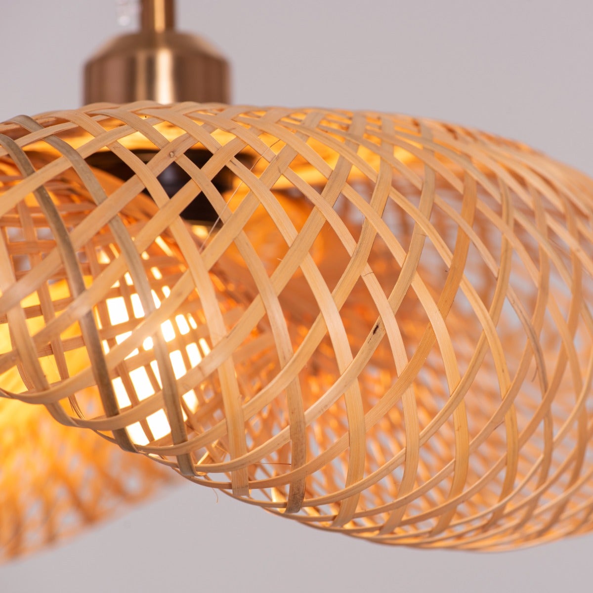 Country Roads Rattan Pendant Light