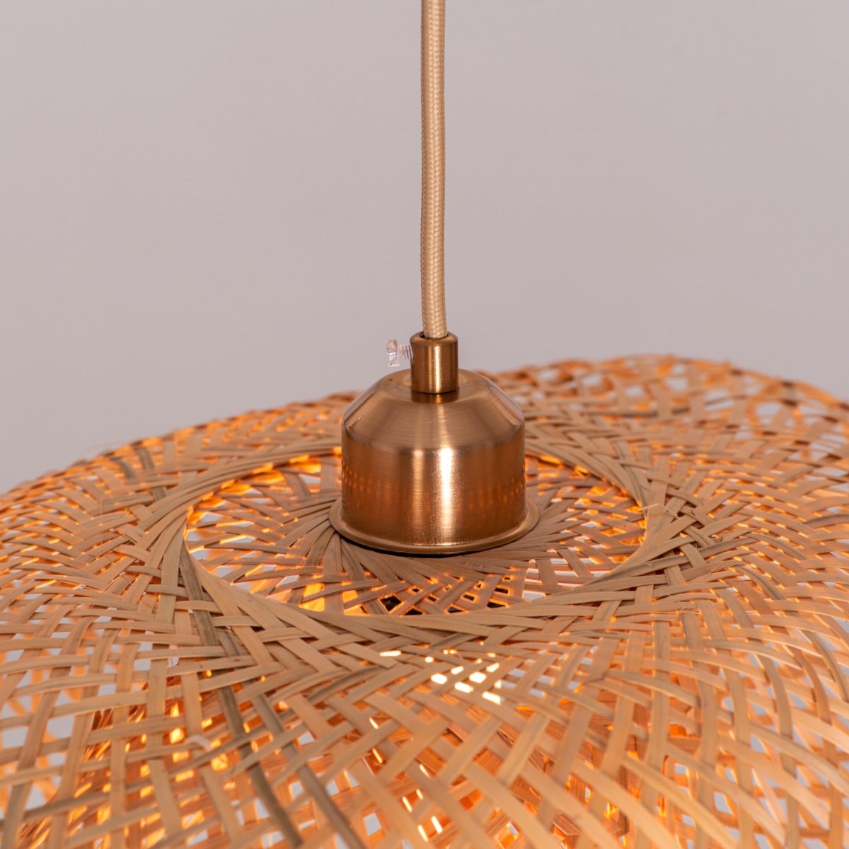 Country Roads Rattan Pendant Light