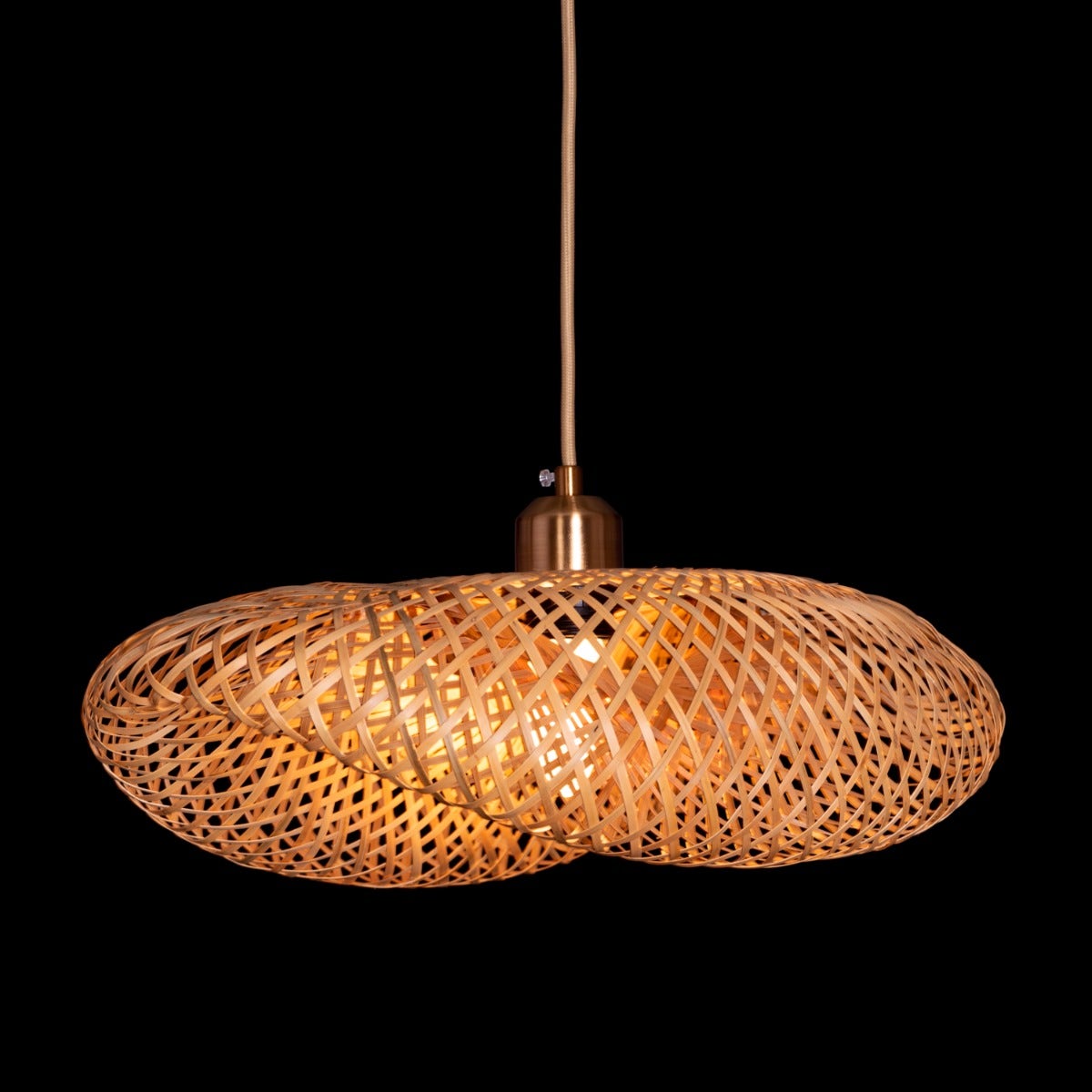 Country Roads Rattan Pendant Light