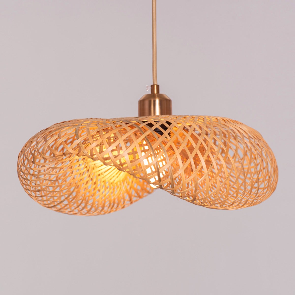 Country Roads Rattan Pendant Light