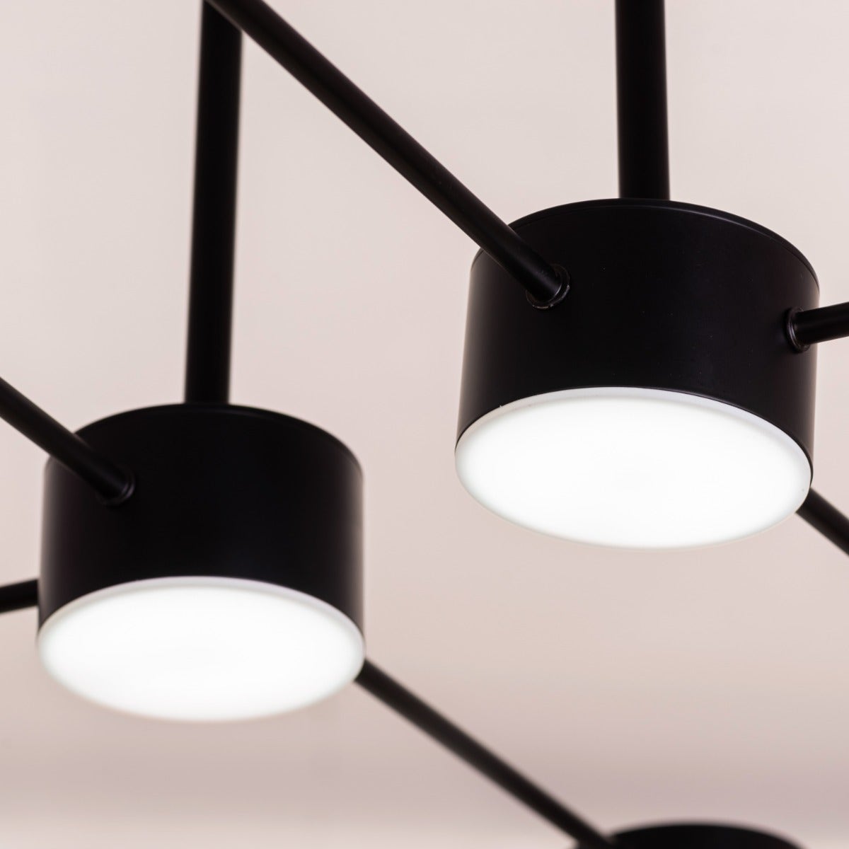 Walk On By (Large, Black, Dimmable LED with Remote Control) Chandelier