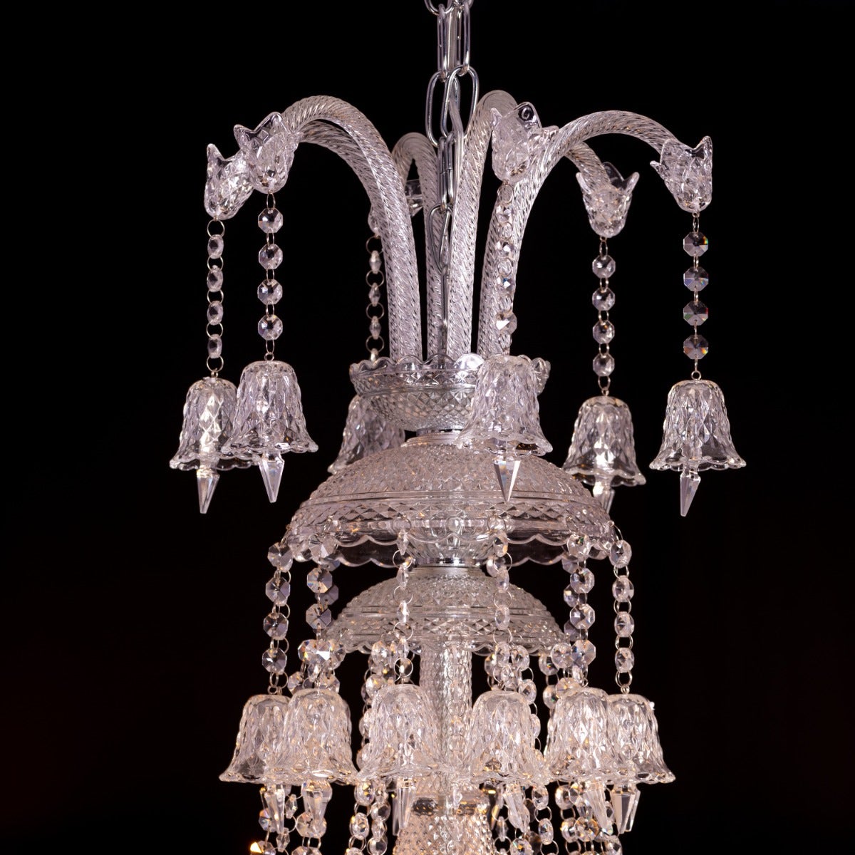 Rules The Room Grand (Large, Chrome) Crystal Chandelier