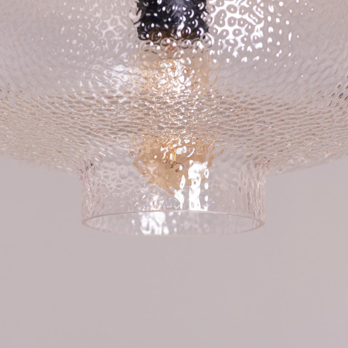 Take Me Traveling (Stout, Gold) Textured Glass Pendant Light