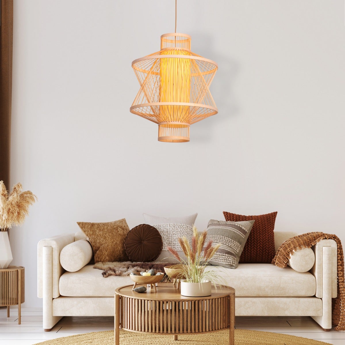Golden Grove Bamboo Pendant Light