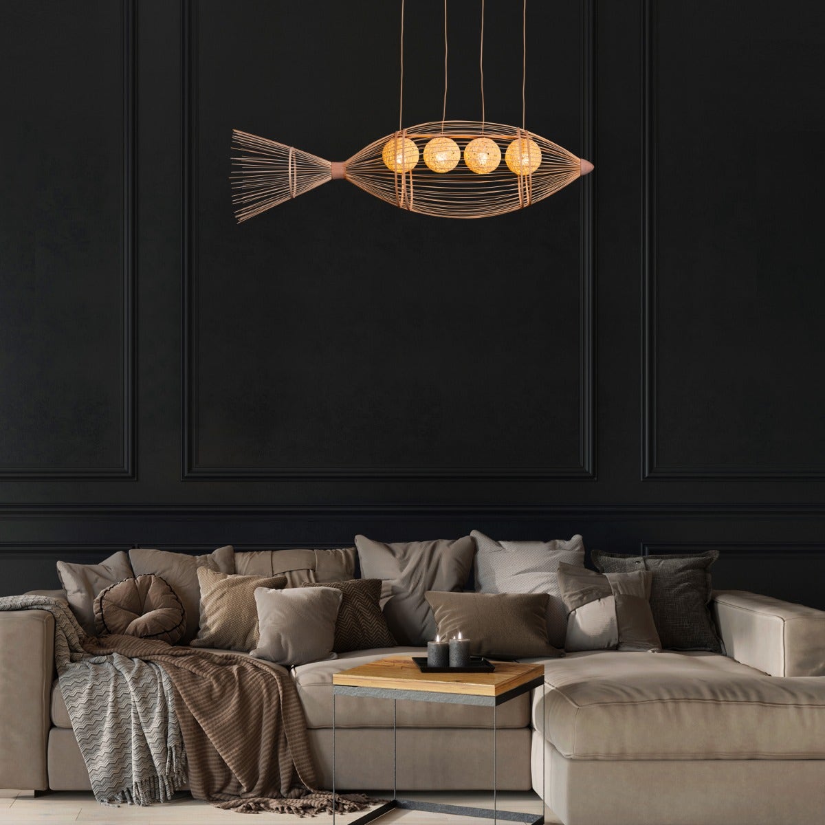 Great Escape (Large) Bamboo Chandelier