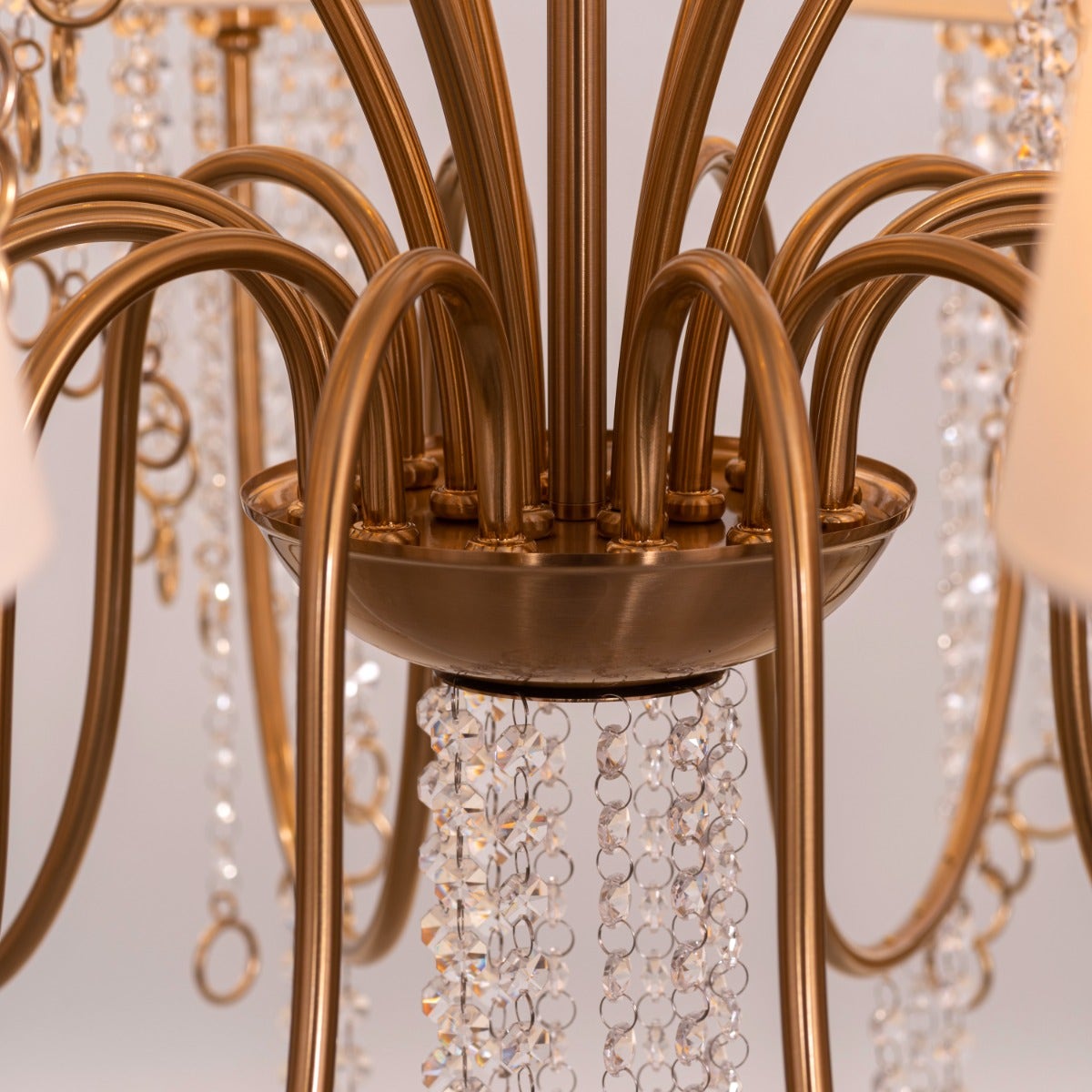 Myth & Magic (Large, Gold) Glass Crystal Chandelier