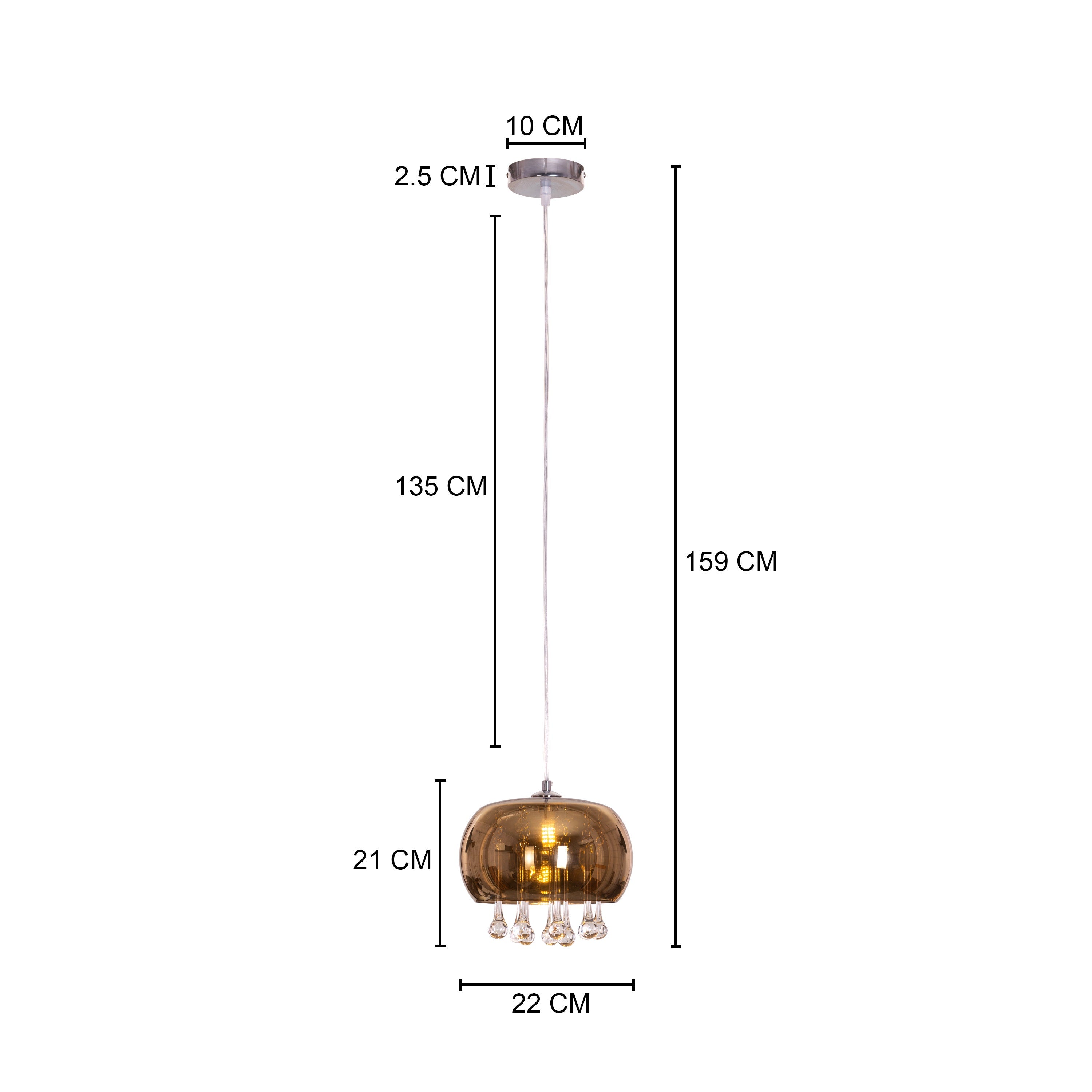 Enchanted (Small, Gold) Crystal Chandelier