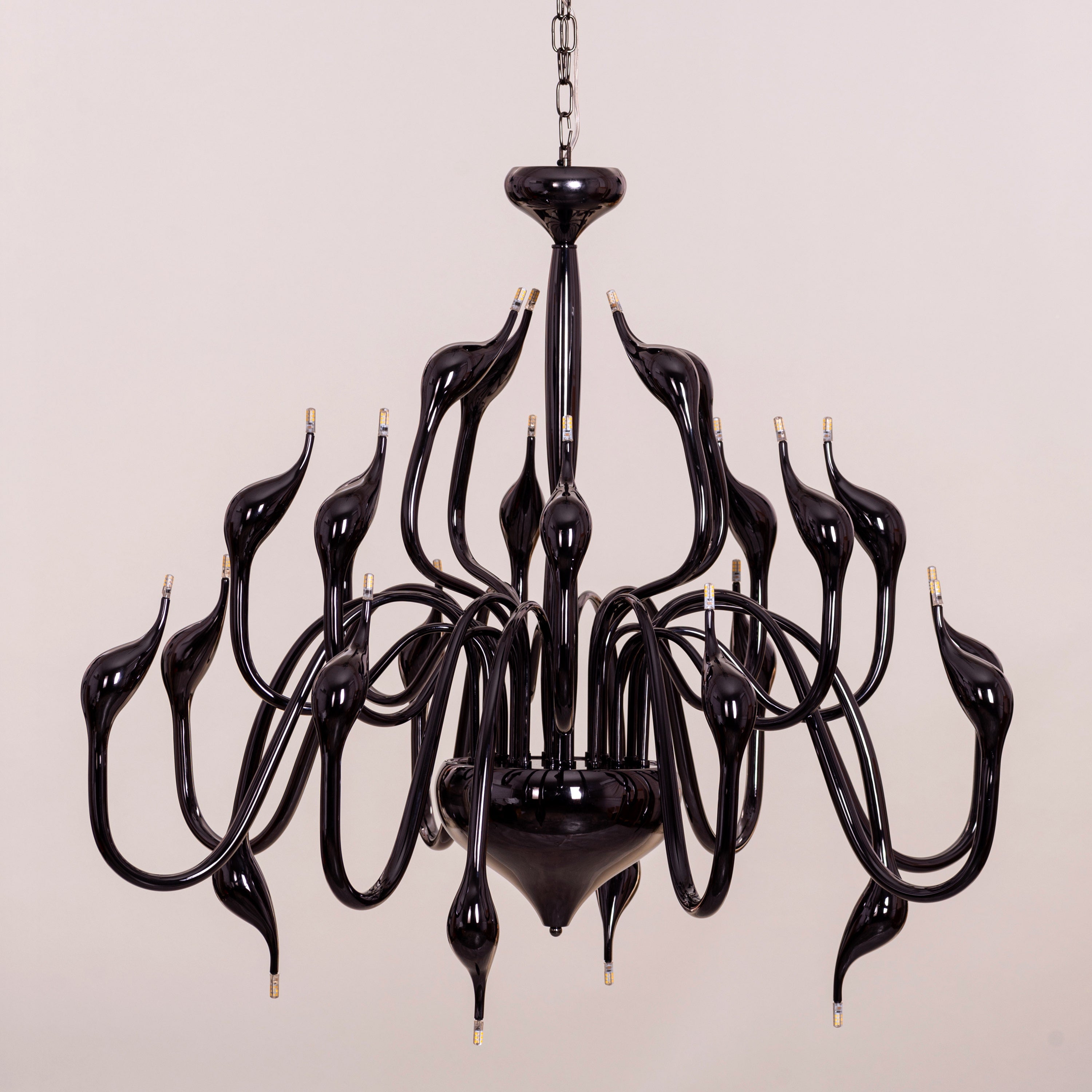 Play Your Cards (Large, Black) Chandelier
