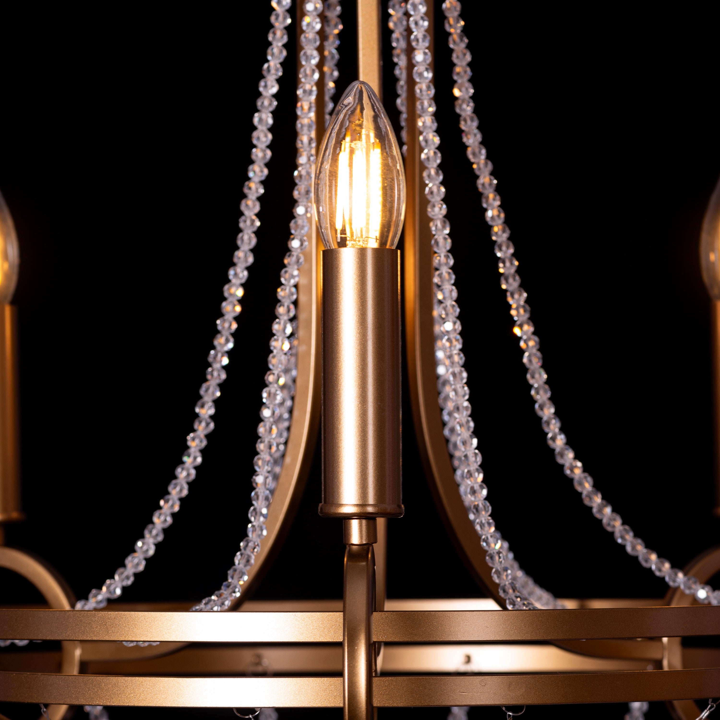 Waterfront (Gold) Crystal Pendant Light