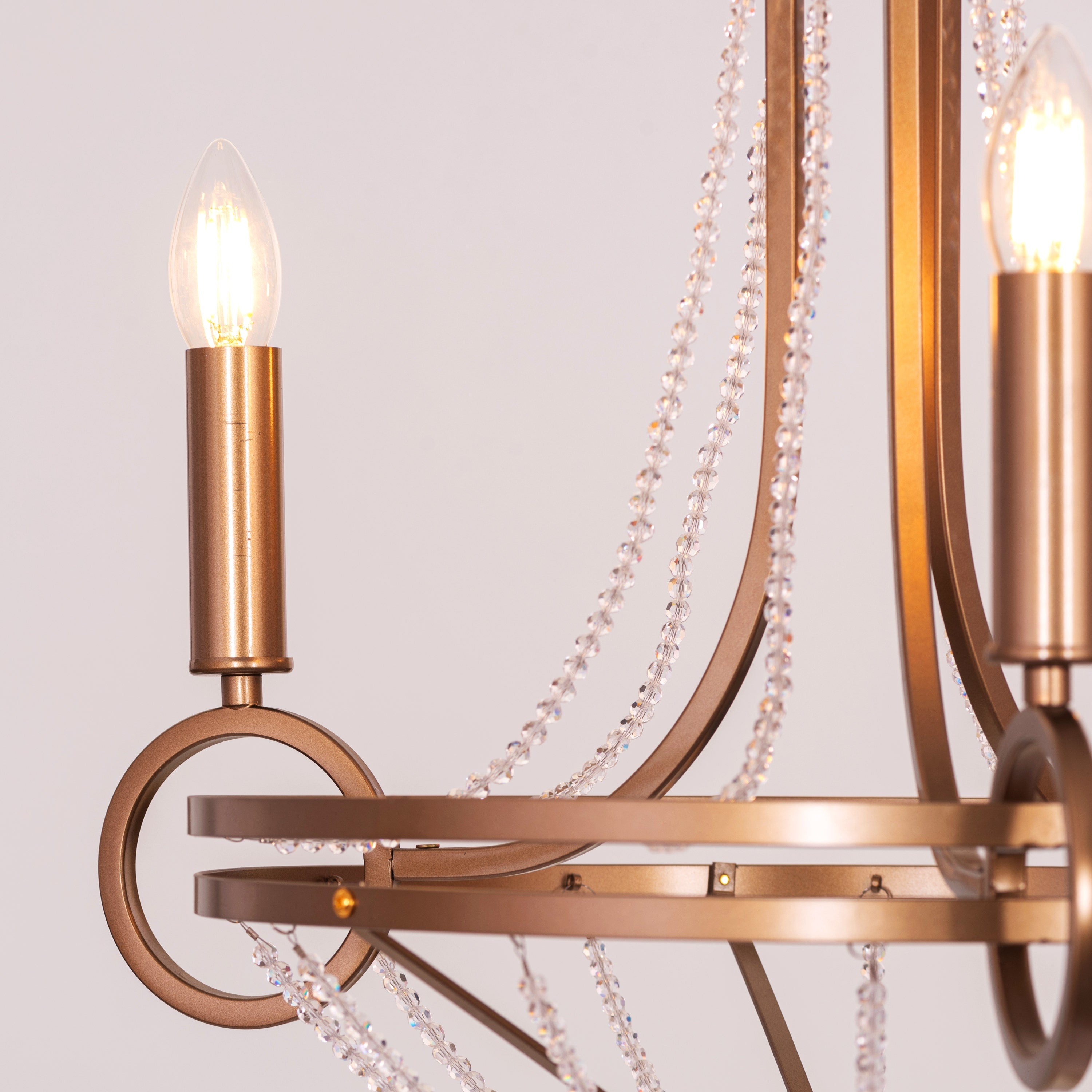 Waterfront (Gold) Crystal Pendant Light