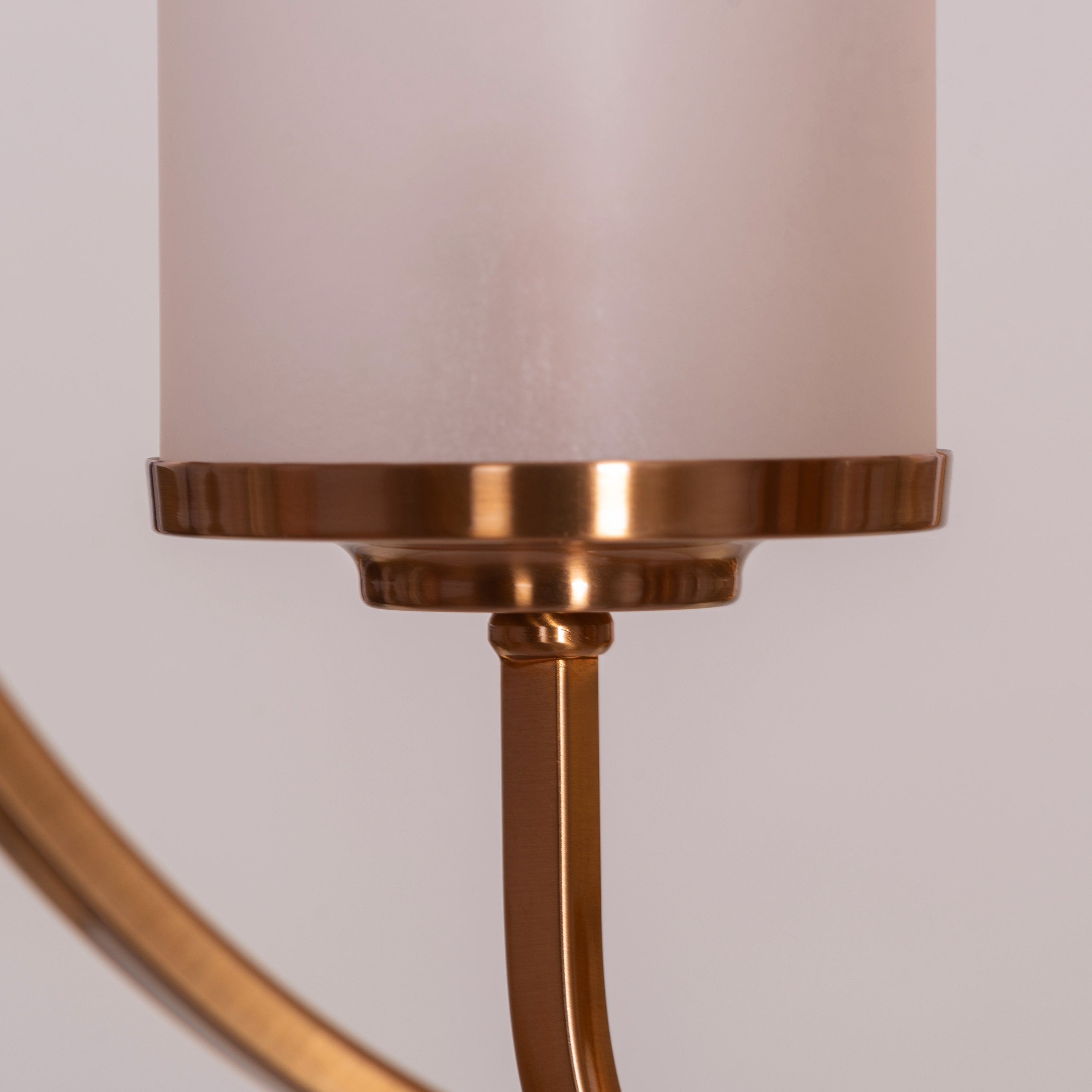 Heart Warming (Gold) Frosted Glass Pendant Light
