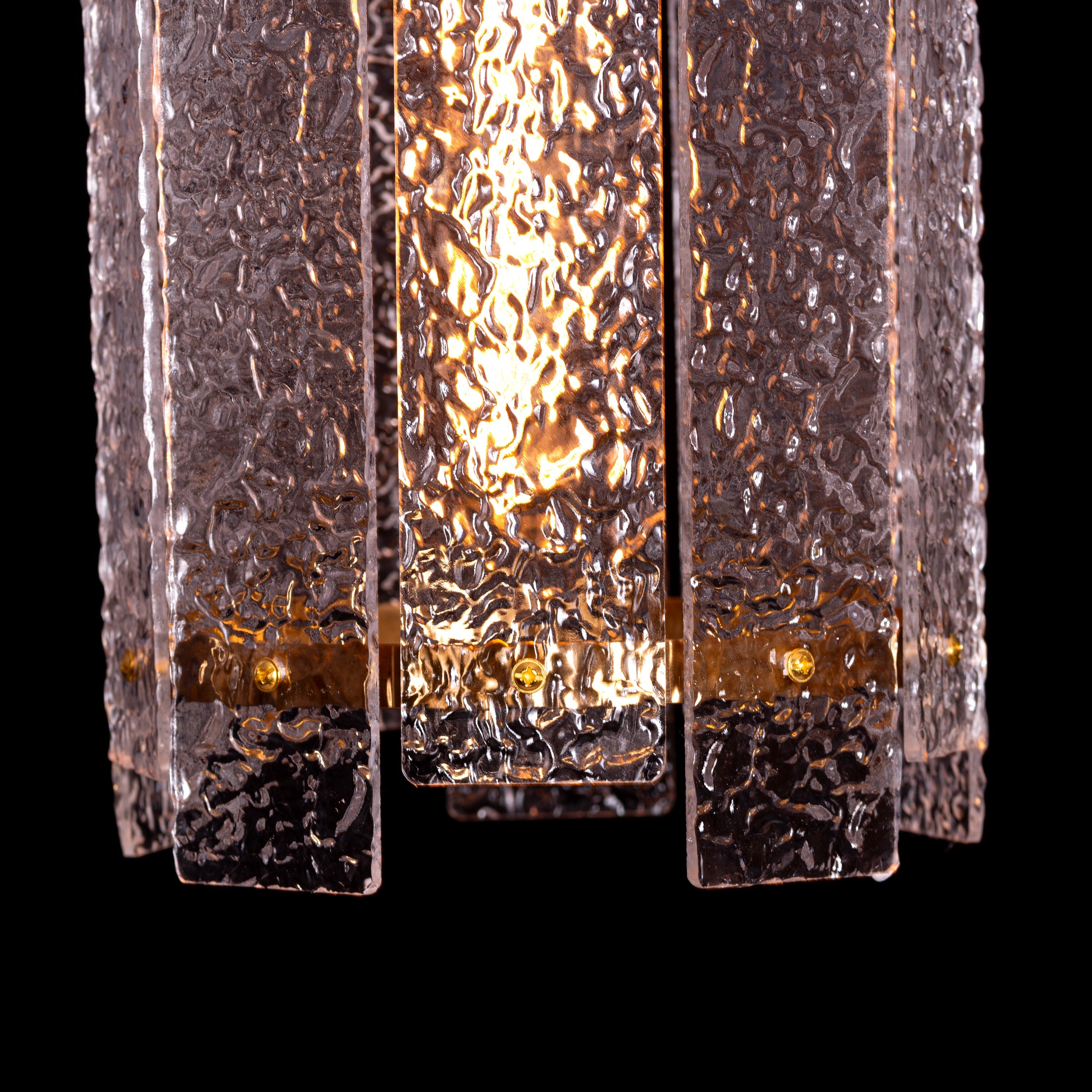Thriving (Large, Gold) Textured Pendant Light