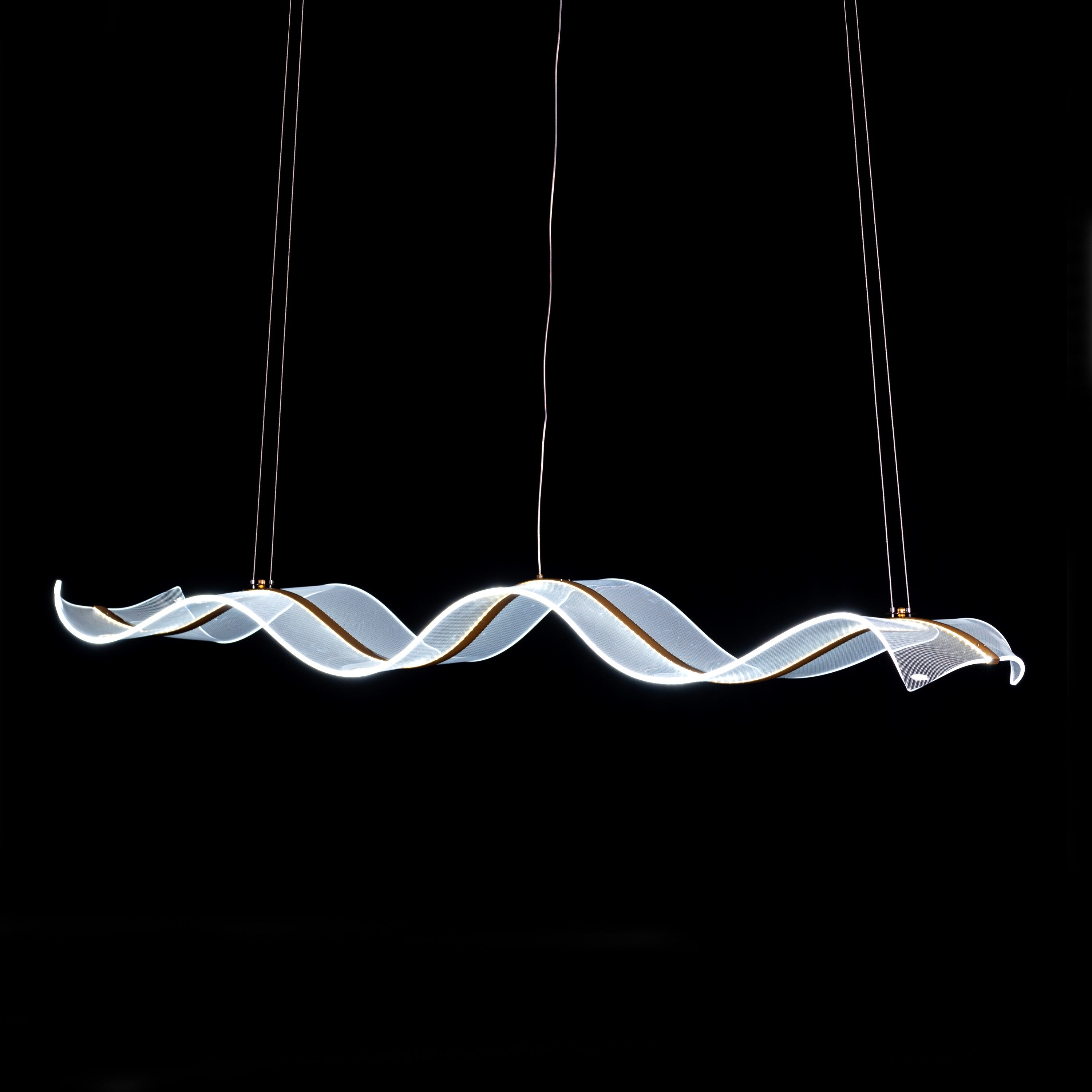 Summer Days (Gold, 3 Color LED) Chandelier