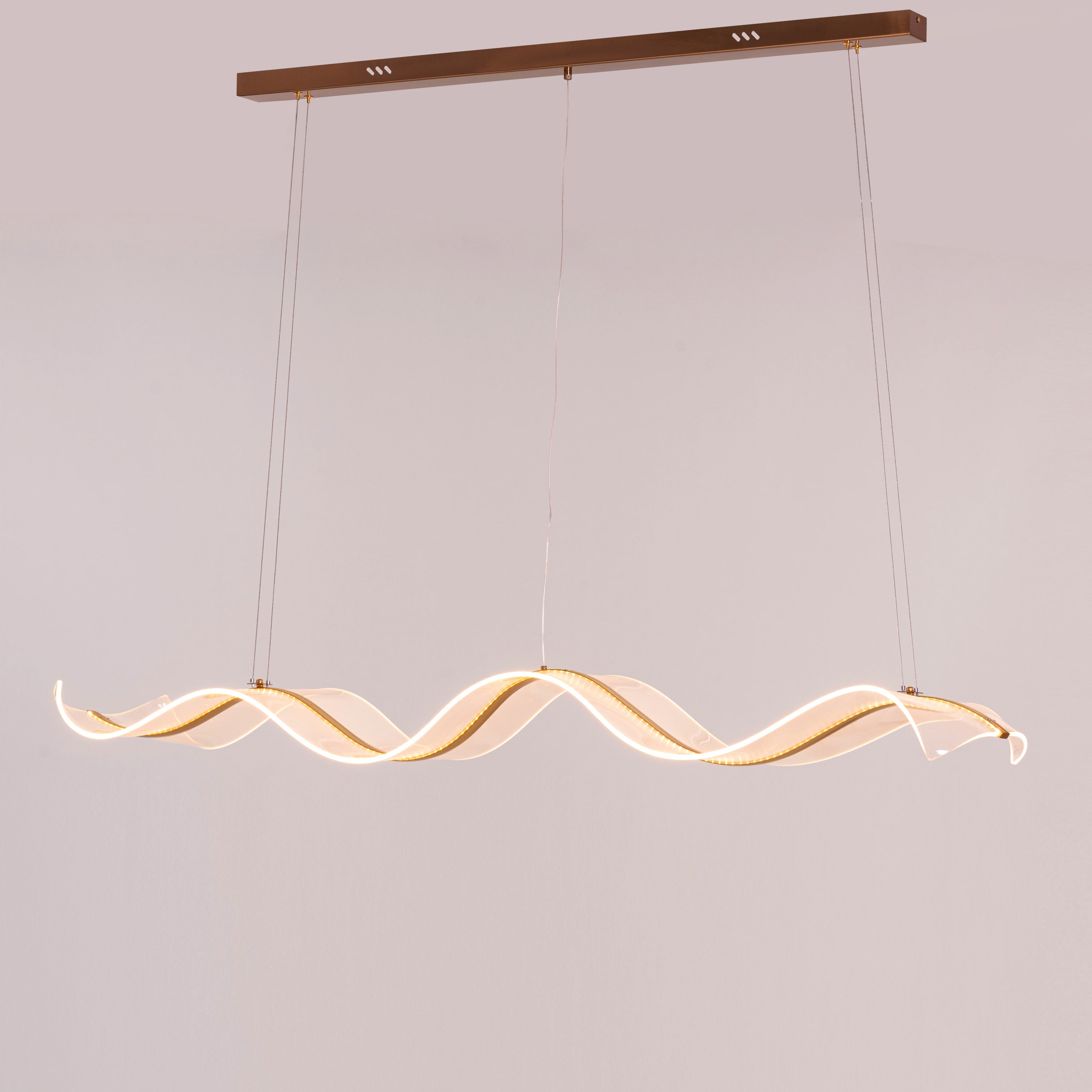 Summer Days (Gold, 3 Color LED) Chandelier