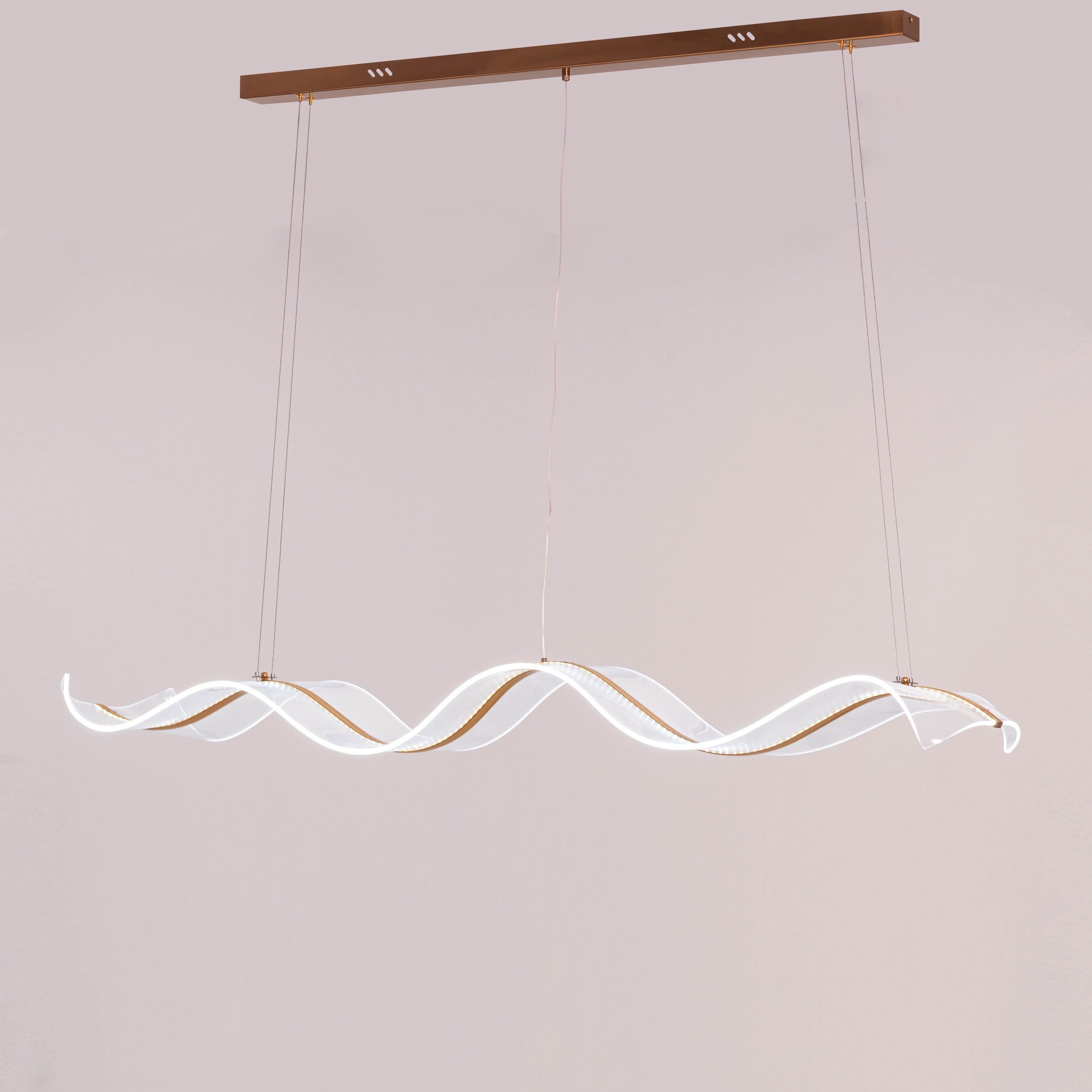 Summer Days (Gold, 3 Color LED) Chandelier