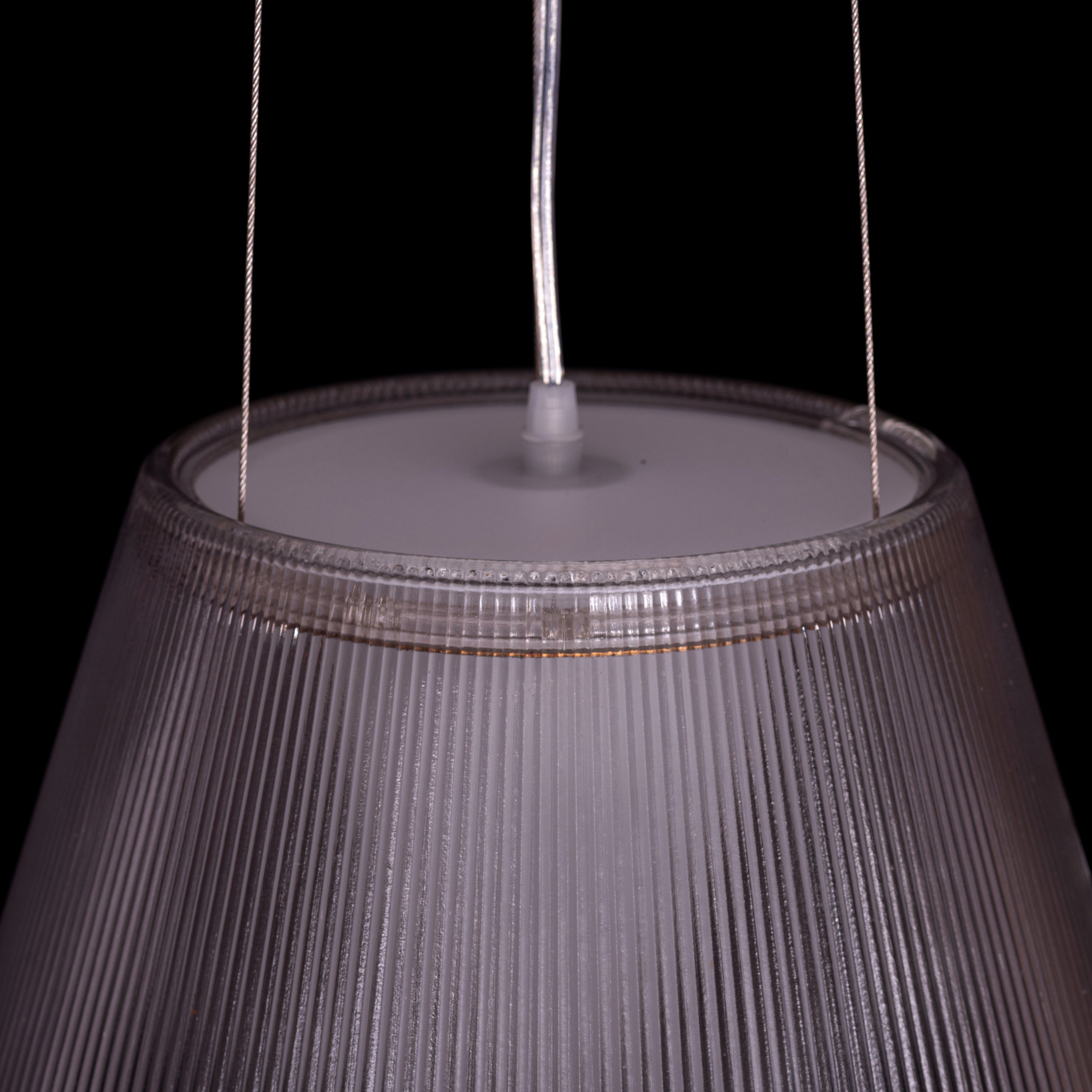 Vibe Check (Chrome) Frosted Glass Pendant Light