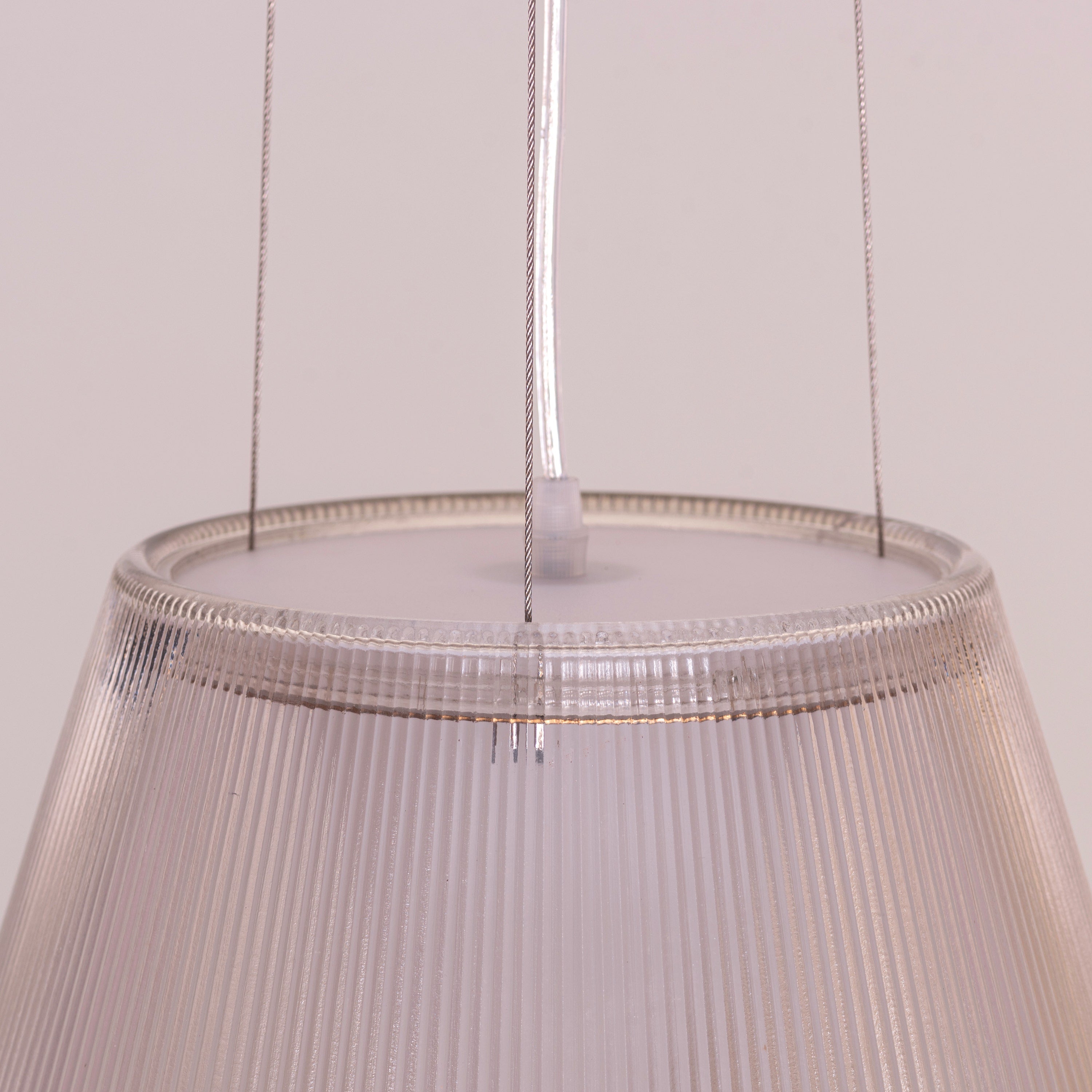 Vibe Check (Chrome) Frosted Glass Pendant Light