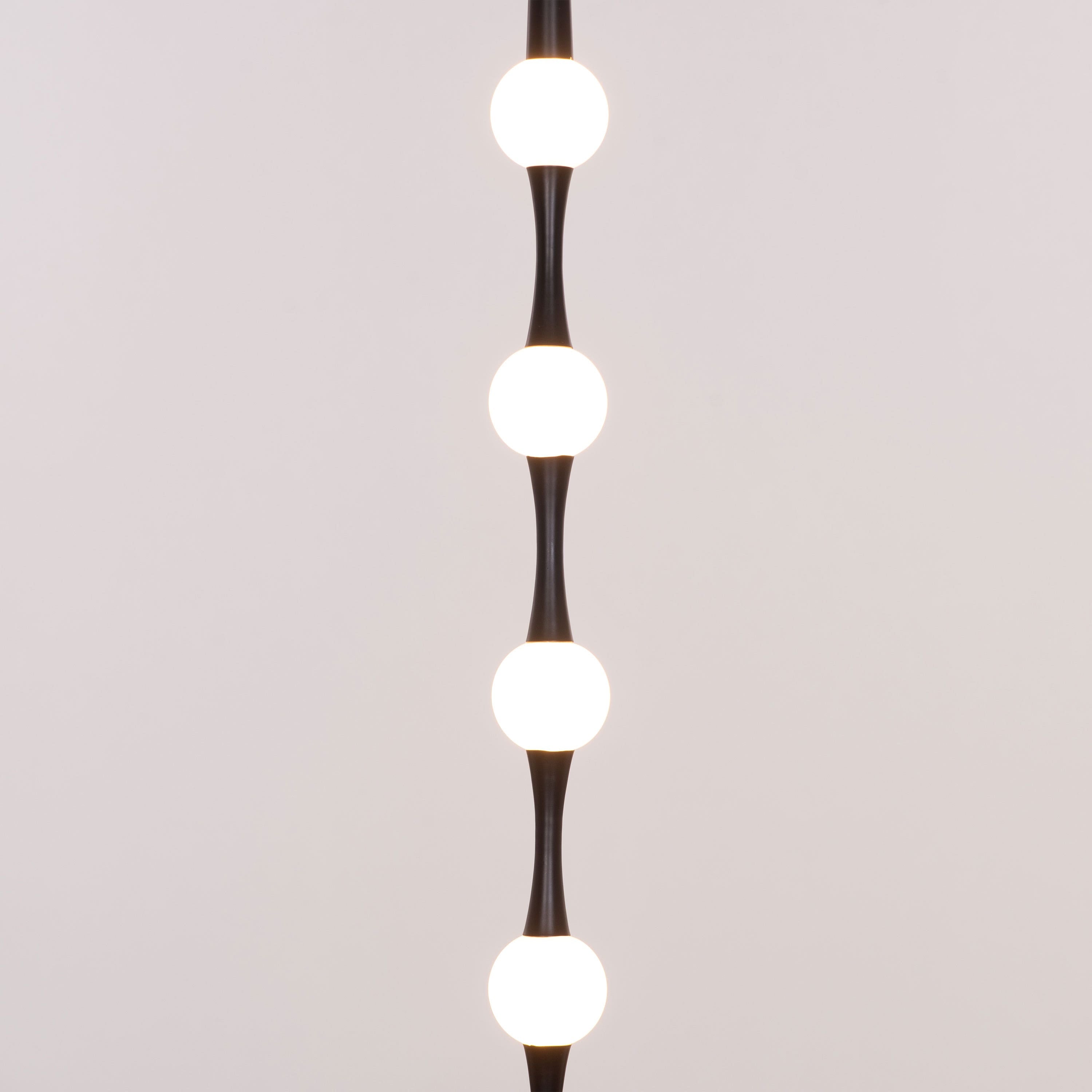 Dance of Disdain (Black, White) Dimmable LED with Remote Control Pendant Light