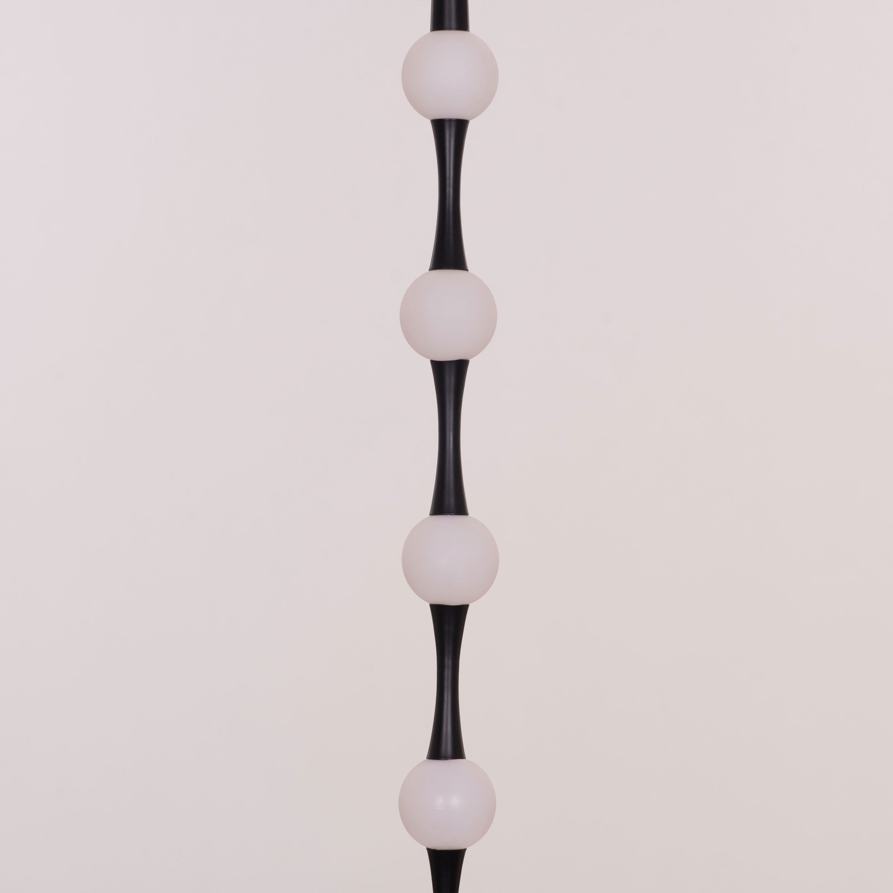 Dance of Disdain (Black, White) Dimmable LED with Remote Control Pendant Light