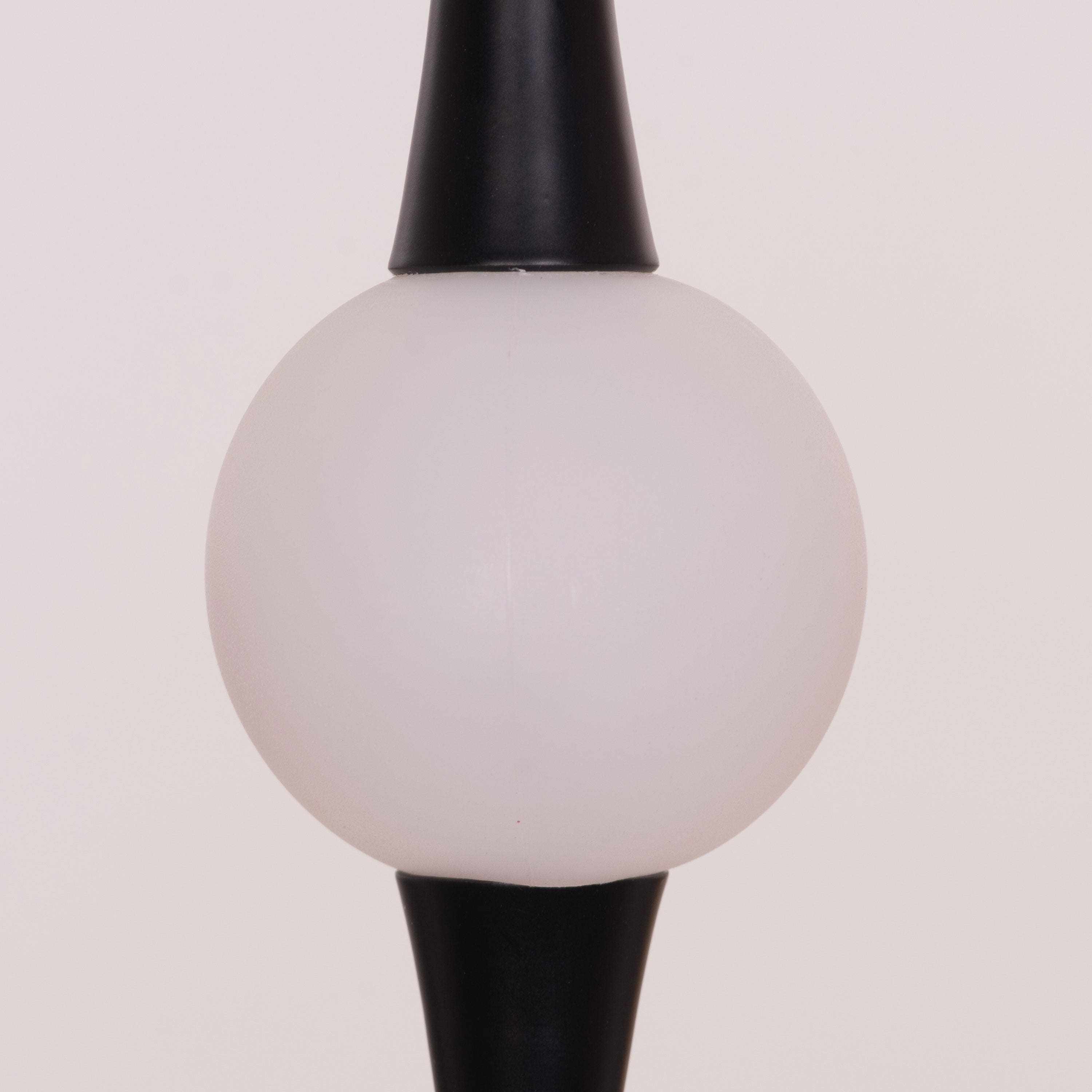 Dance of Disdain (Black, White) Dimmable LED with Remote Control Pendant Light