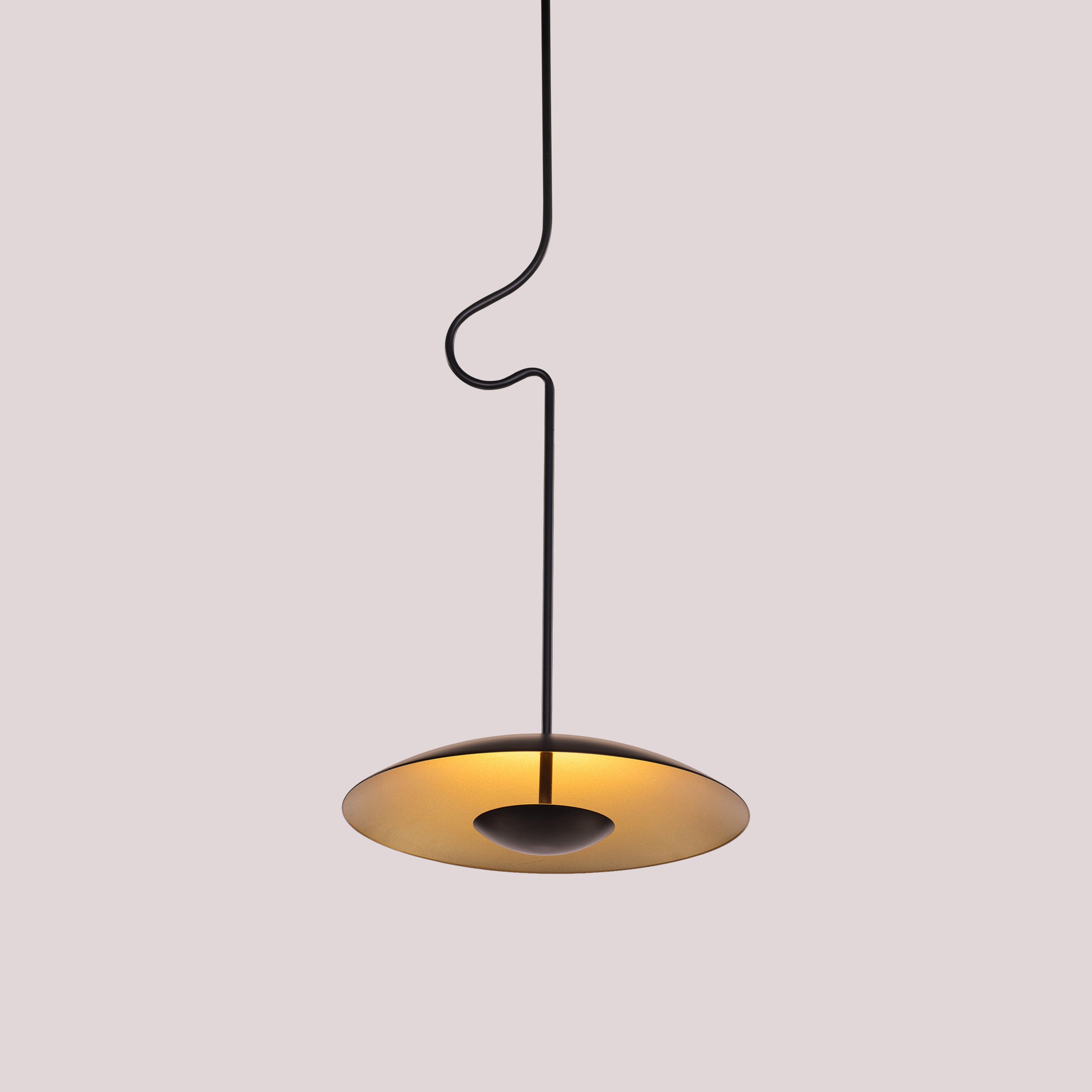 Kickstart (Black, Built-In LED)  Pendant Light