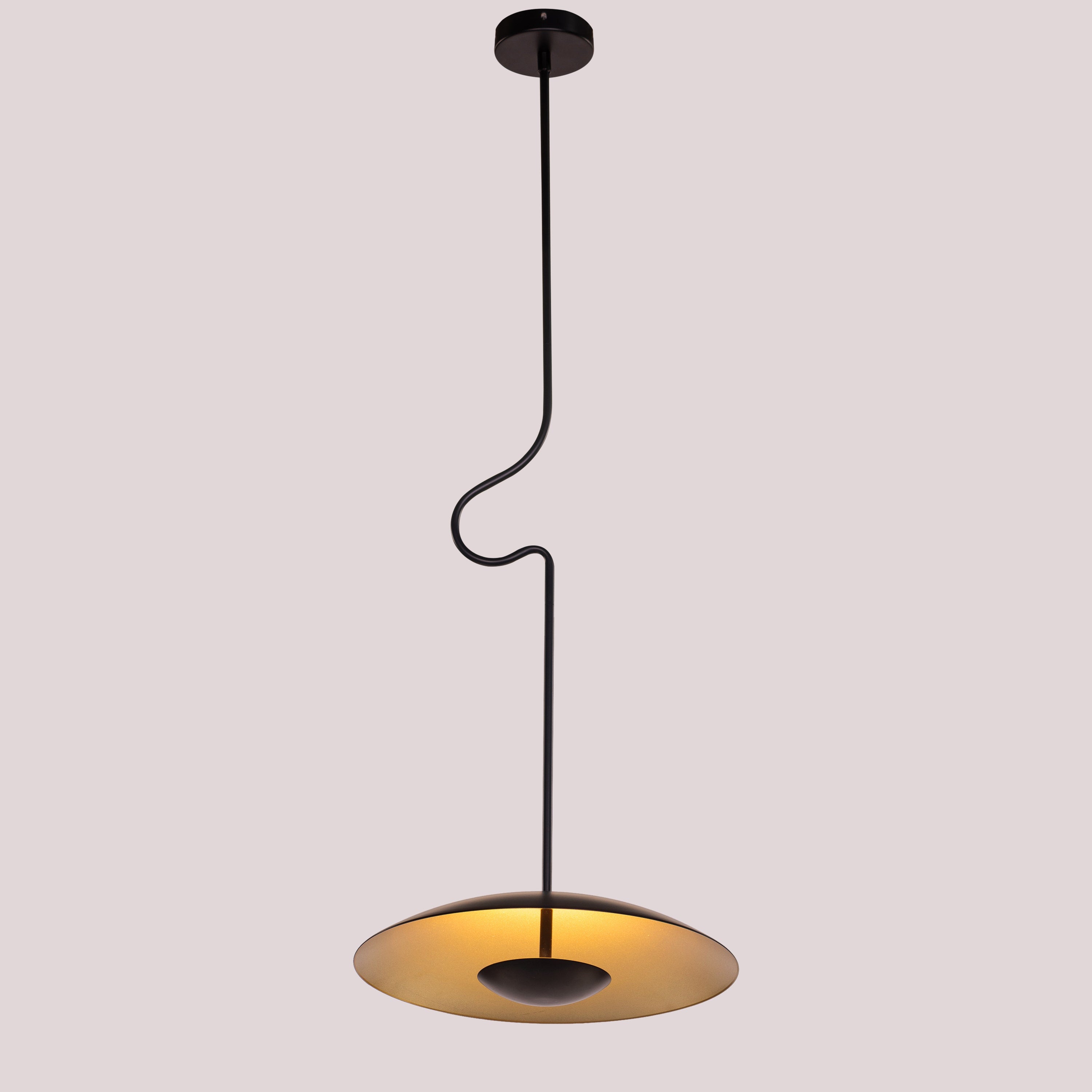 Kickstart (Black, Built-In LED)  Pendant Light
