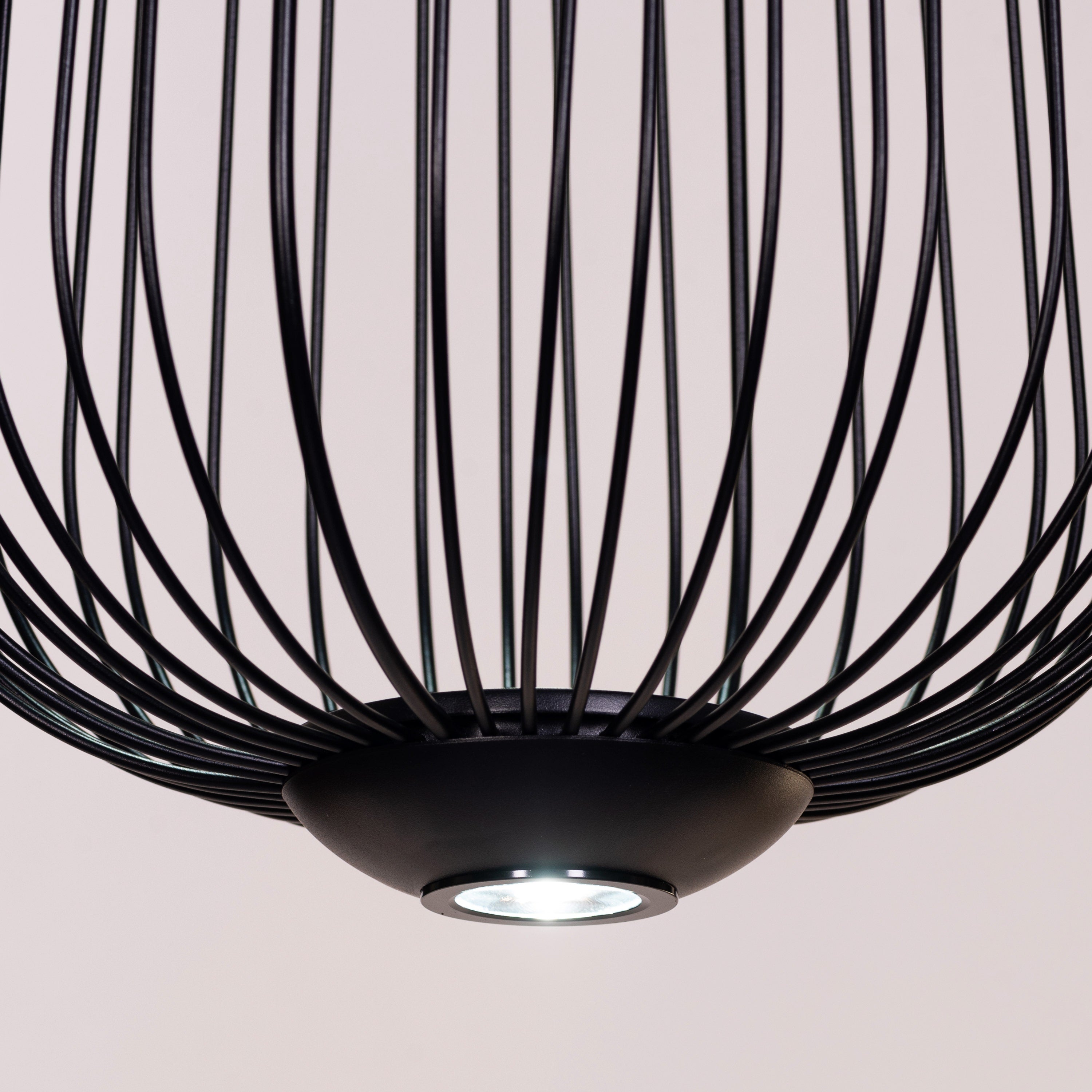 Playback (Black, 3 Color LED) Pendant Light
