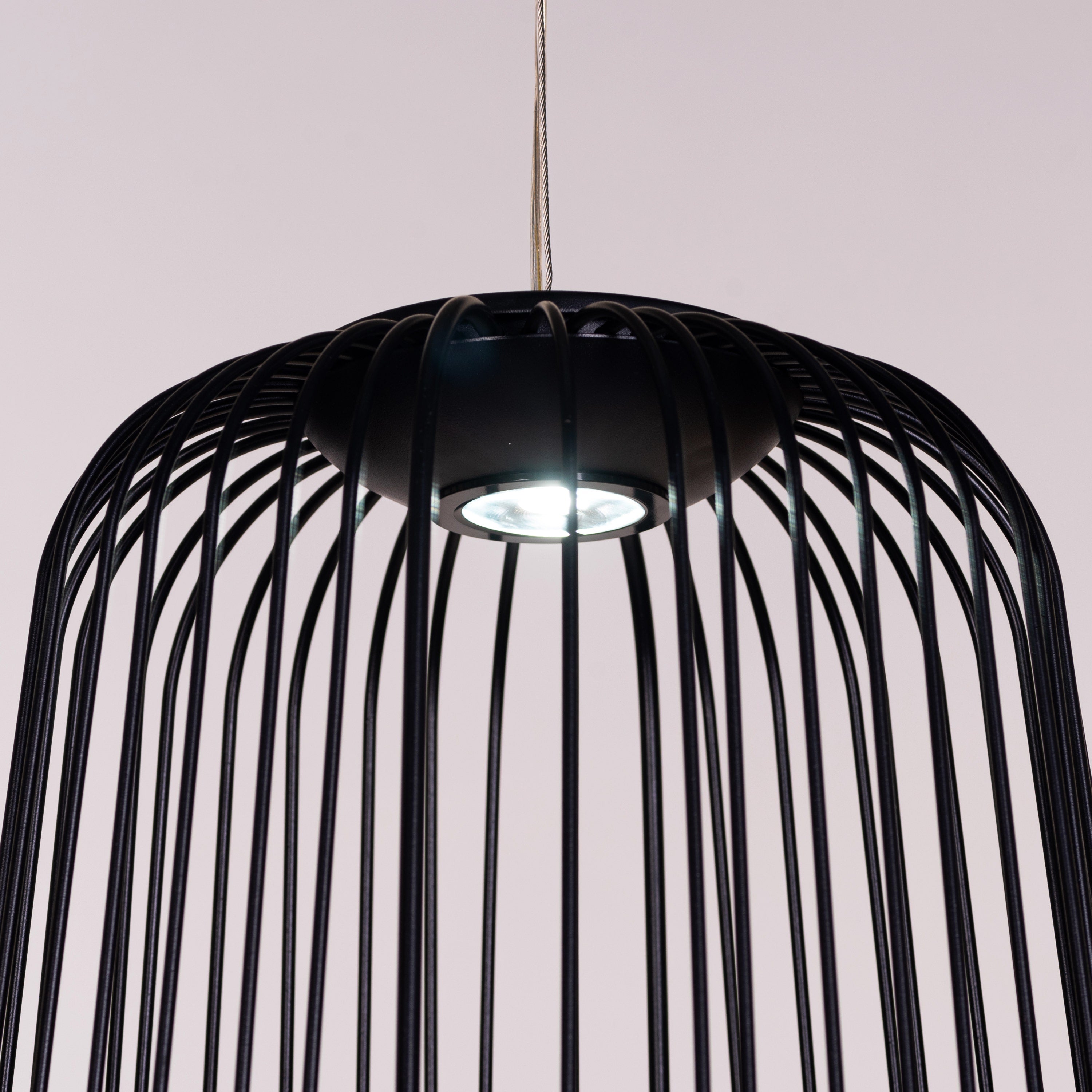 Playback (Black, 3 Color LED) Pendant Light