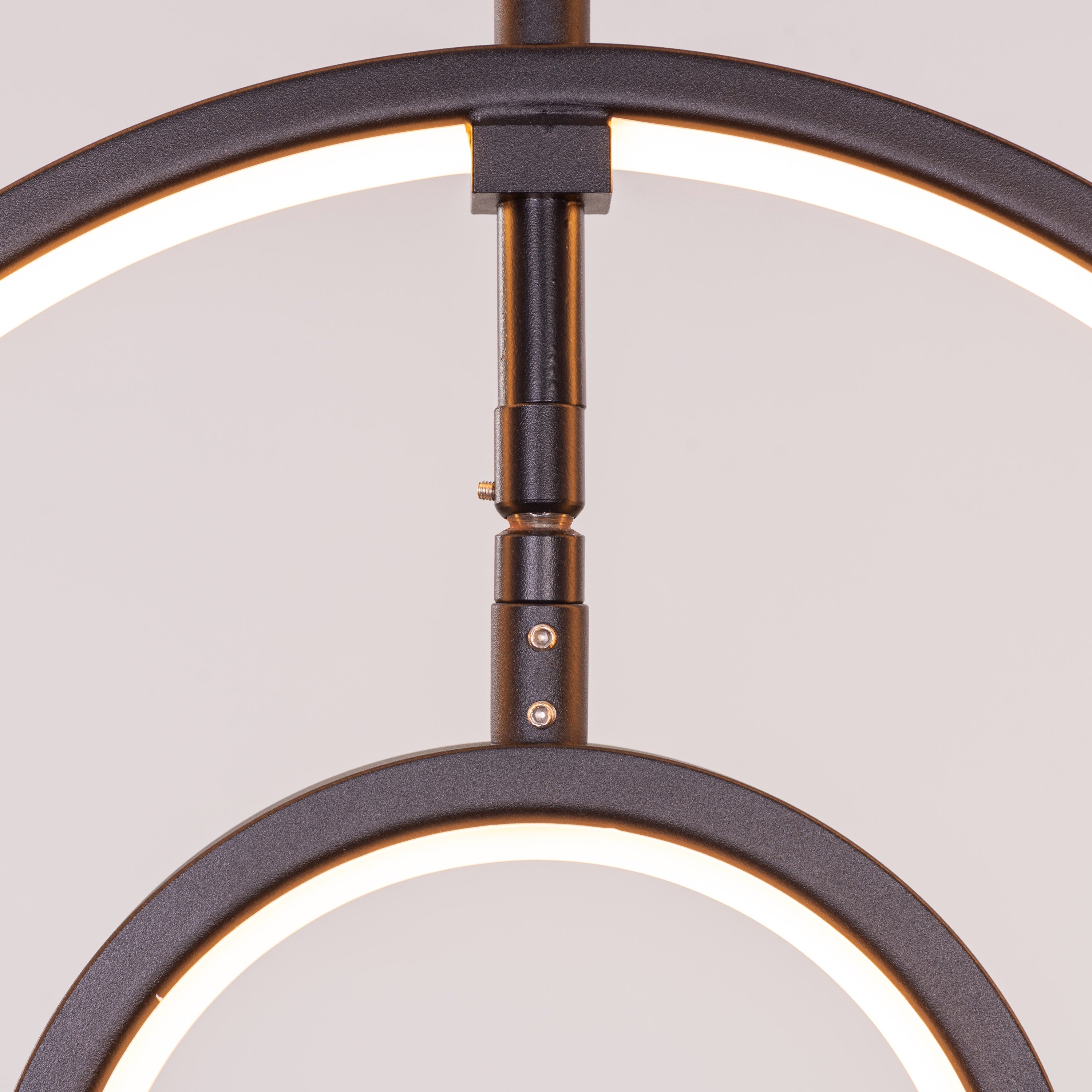 Heatwave (Black) 3 Color Built-In-LED Chandelier