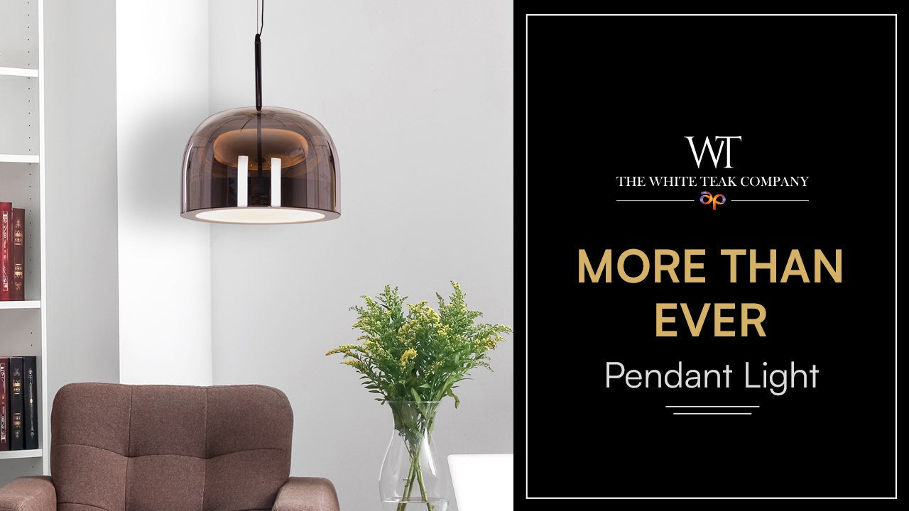 More Than Ever (Black, Smokey Grey) Built-In LED Pendant Light