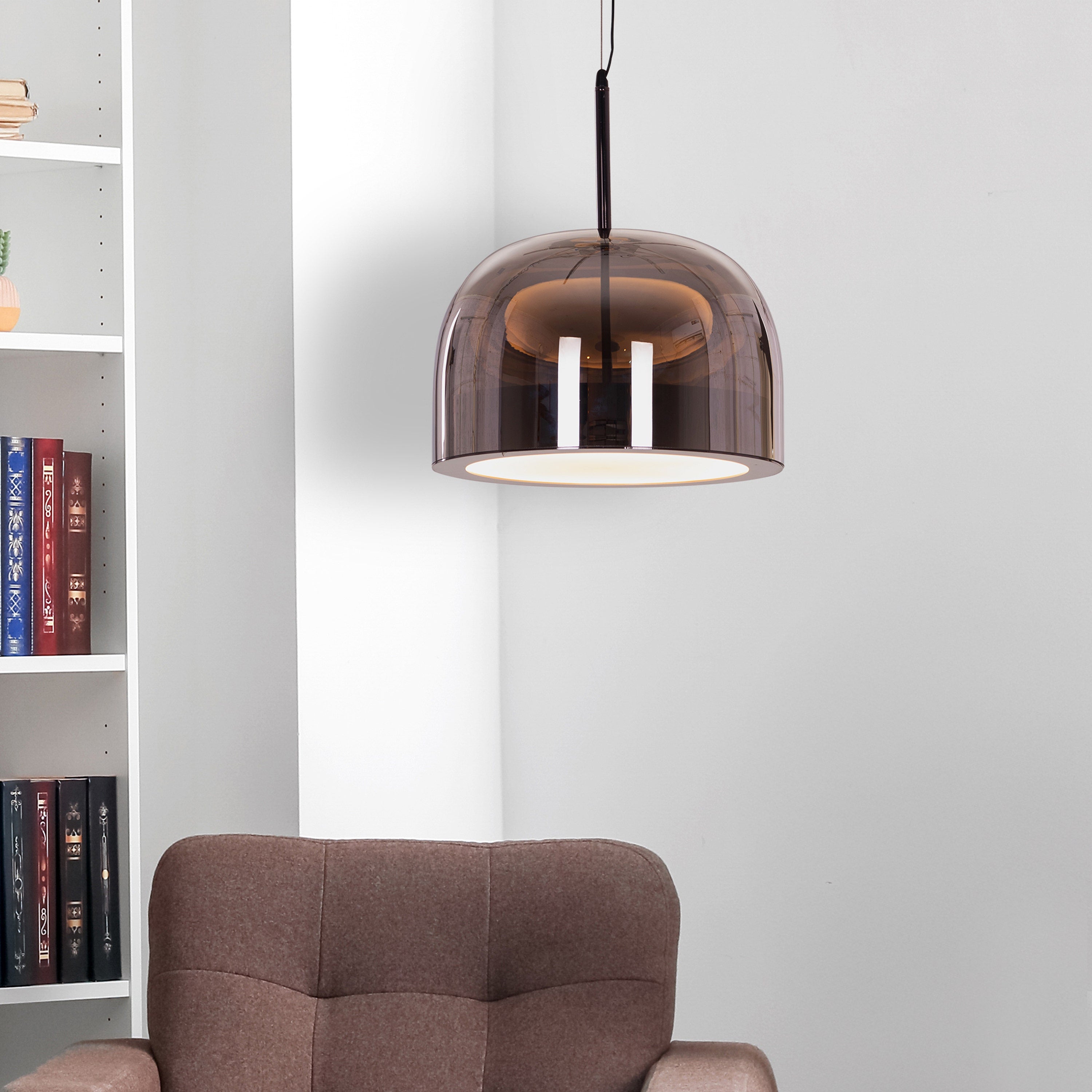 More Than Ever (Black, Smokey Grey) Built-In LED Pendant Light
